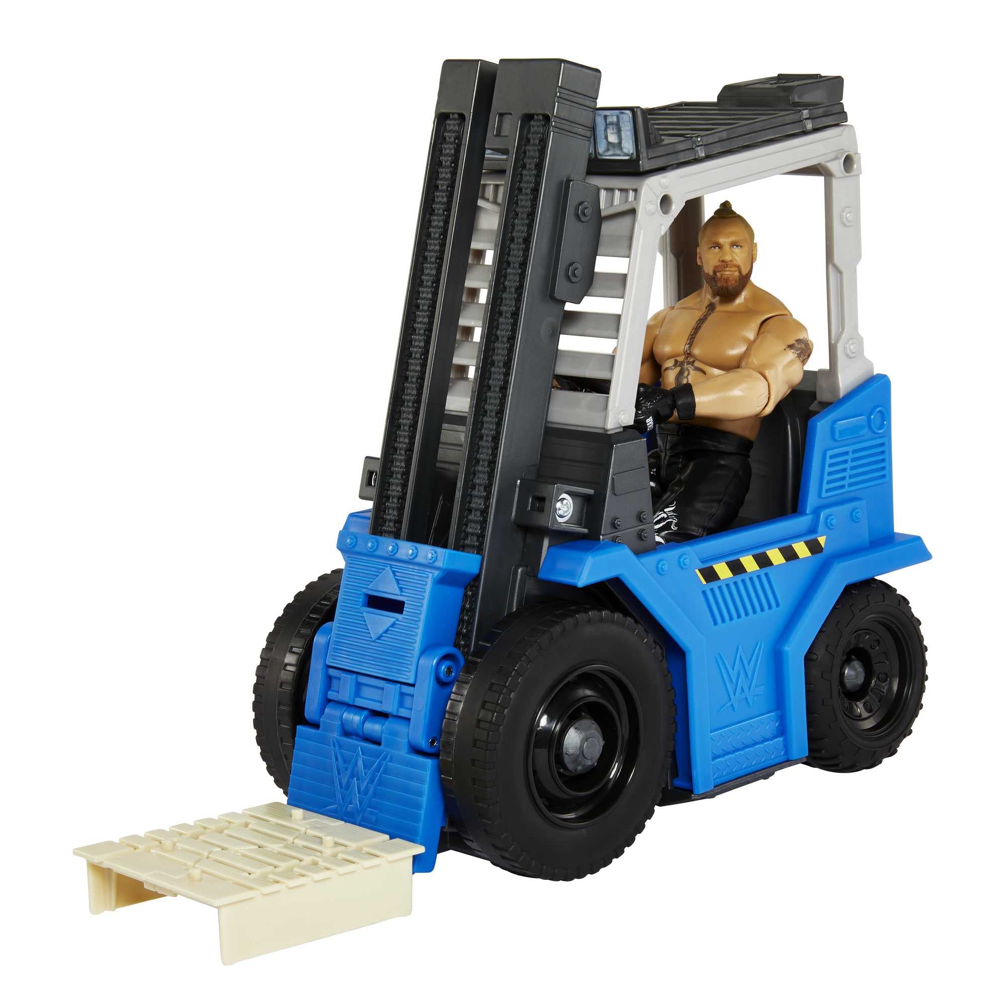 Foto 5 pulgar | Carretilla Elevadora Playset Mattel WWE Wrekkin' Slam & Stack con Brock Lesnar - Venta Internacional