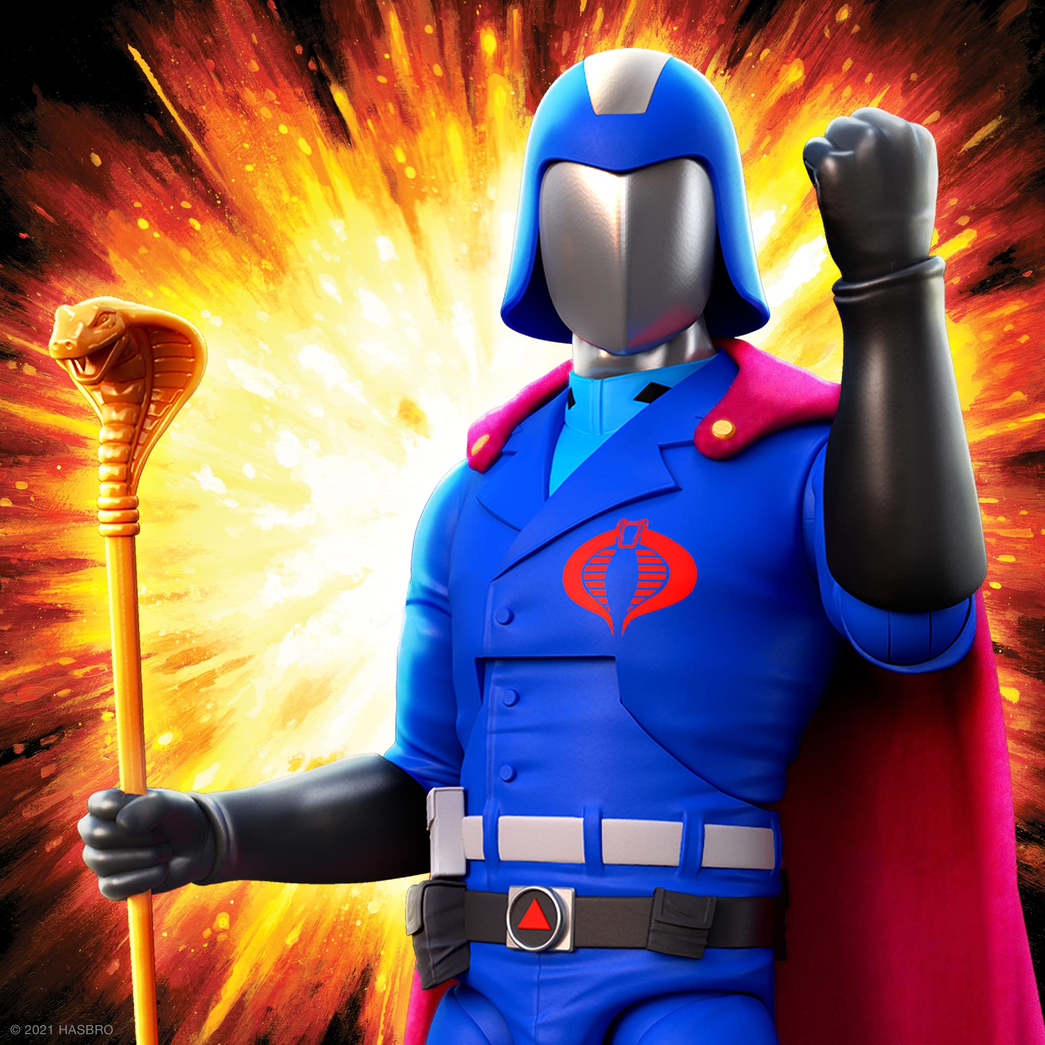 Foto 5 pulgar | Figura de Acción Super7 G.i. Joe Cobra Commander Ultimates! - Venta Internacional