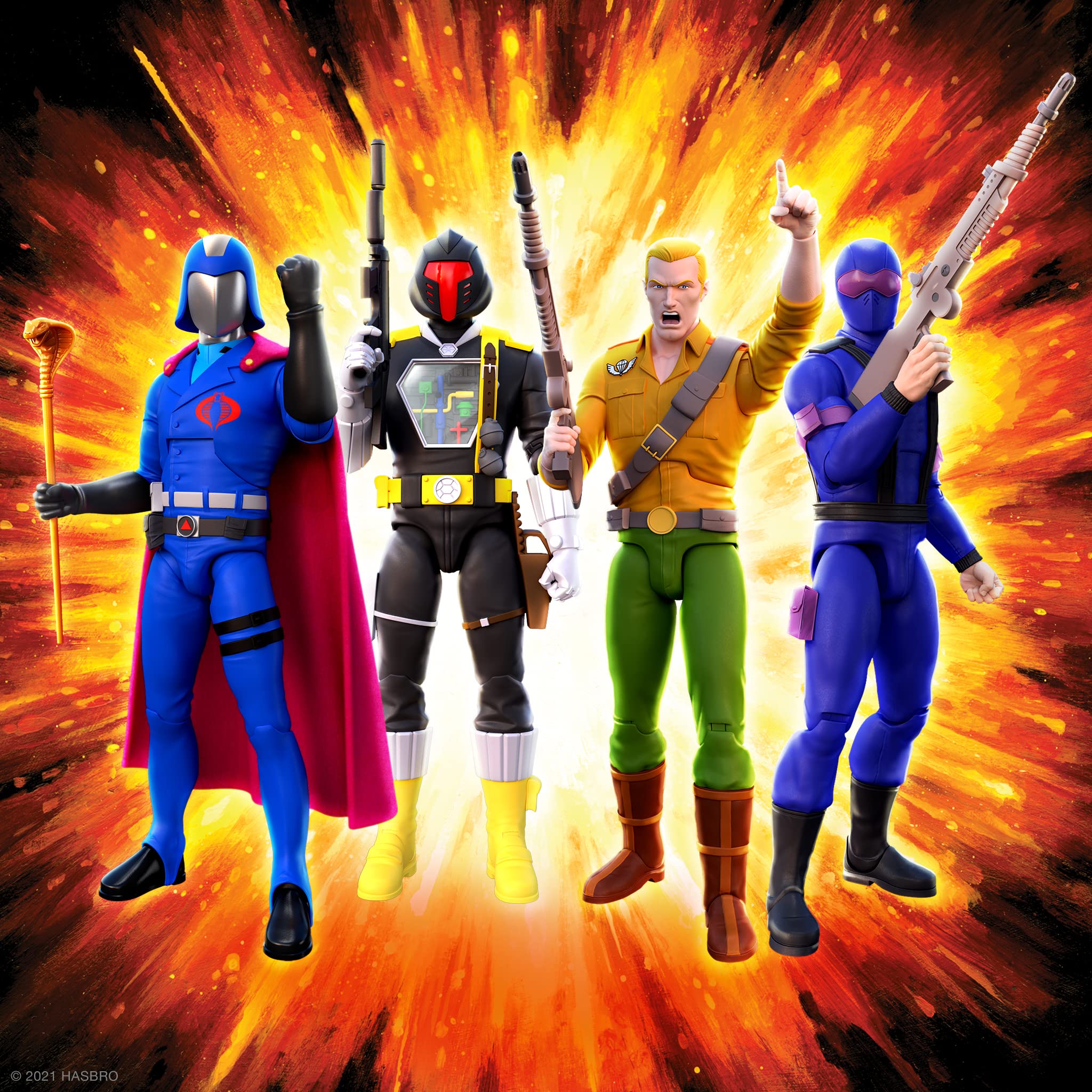 Foto 6 pulgar | Figura de Acción Super7 G.i. Joe Cobra Commander Ultimates! - Venta Internacional