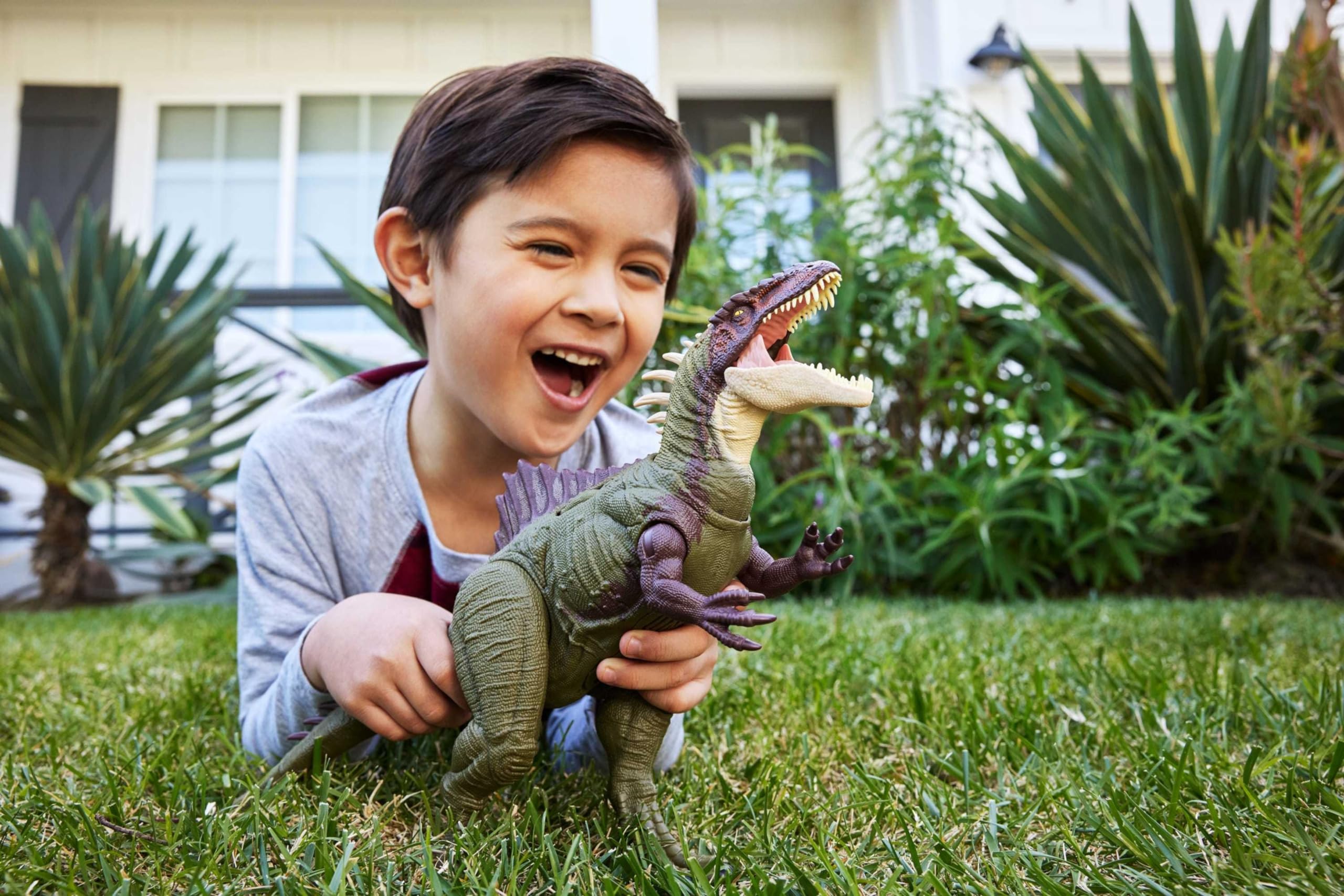Foto 3 pulgar | Figura de Acción Mattel Jurassic World Becklespinax - Venta Internacional