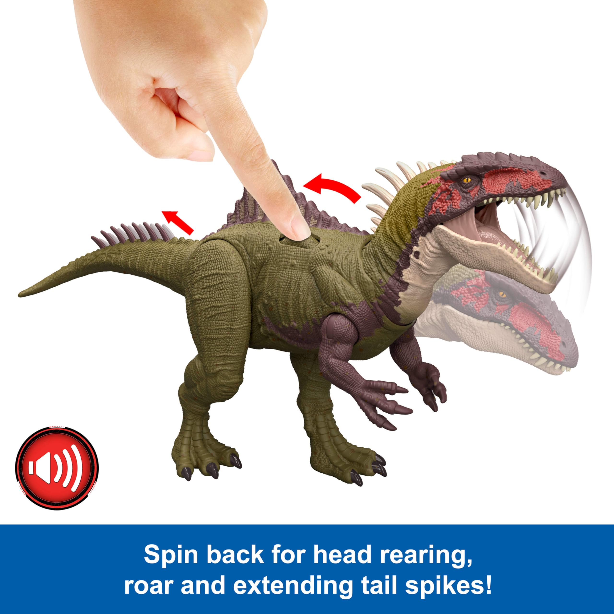 Foto 6 pulgar | Figura de Acción Mattel Jurassic World Becklespinax - Venta Internacional