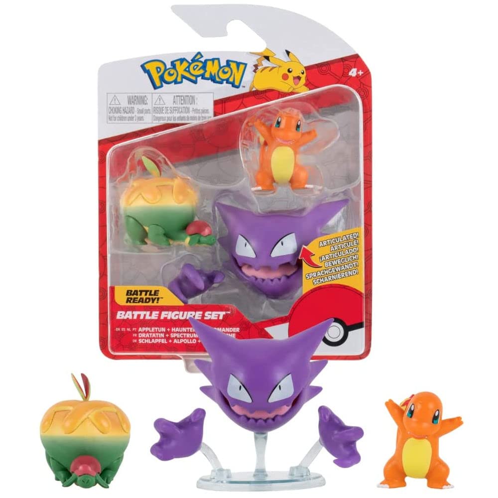 Foto 2 pulgar | Figuras Pokémon Coleccionable de 3 Piezas-Venta Internacional