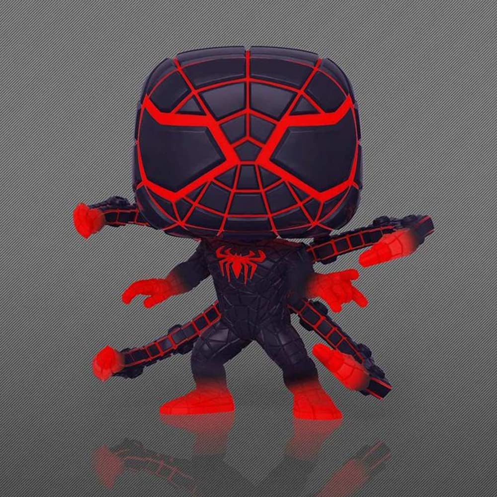 Foto 4 pulgar | ¡funko Pop! Marvel's Spider-man #840 Miles Morales Gitd Levitando - Venta Internacional