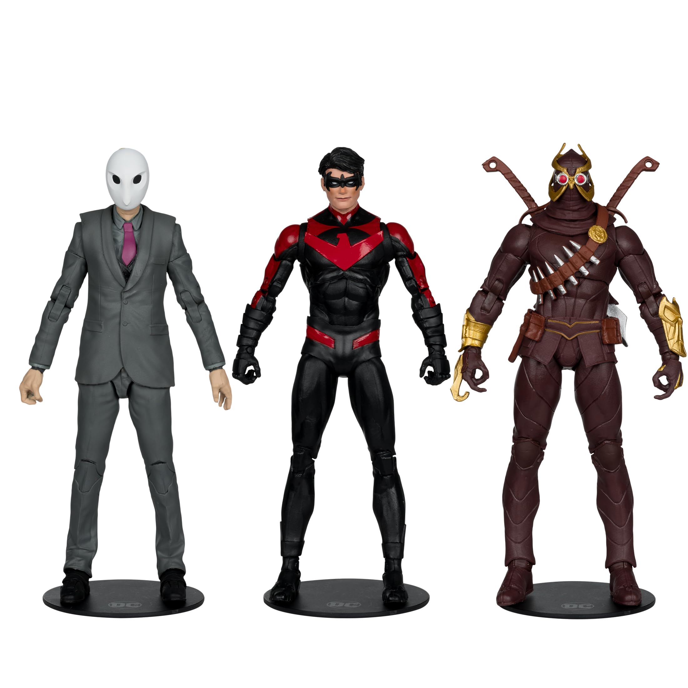 Foto 7 pulgar | Figura De Acción Mcfarlane Toys Dc Multiverse Nightwing Vs Talon & Owl, 7 Pulgadas, Etiqueta Dorada - Venta Internaci