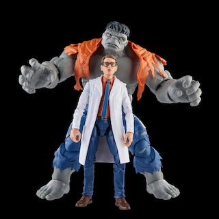 Foto 7 | Figuras De Acción De Marvel Legends Gray Hulk Y El Dr. Bruce Banner - Venta Internacional.