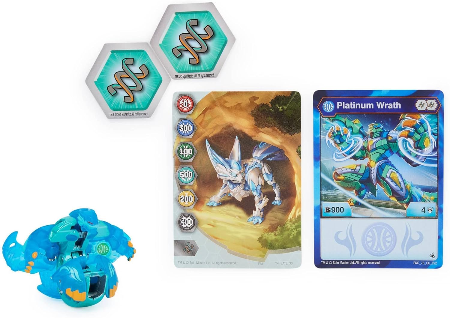 Foto 3 pulgar | Bakugan Evolutions Platinum Series True Metal Wrath