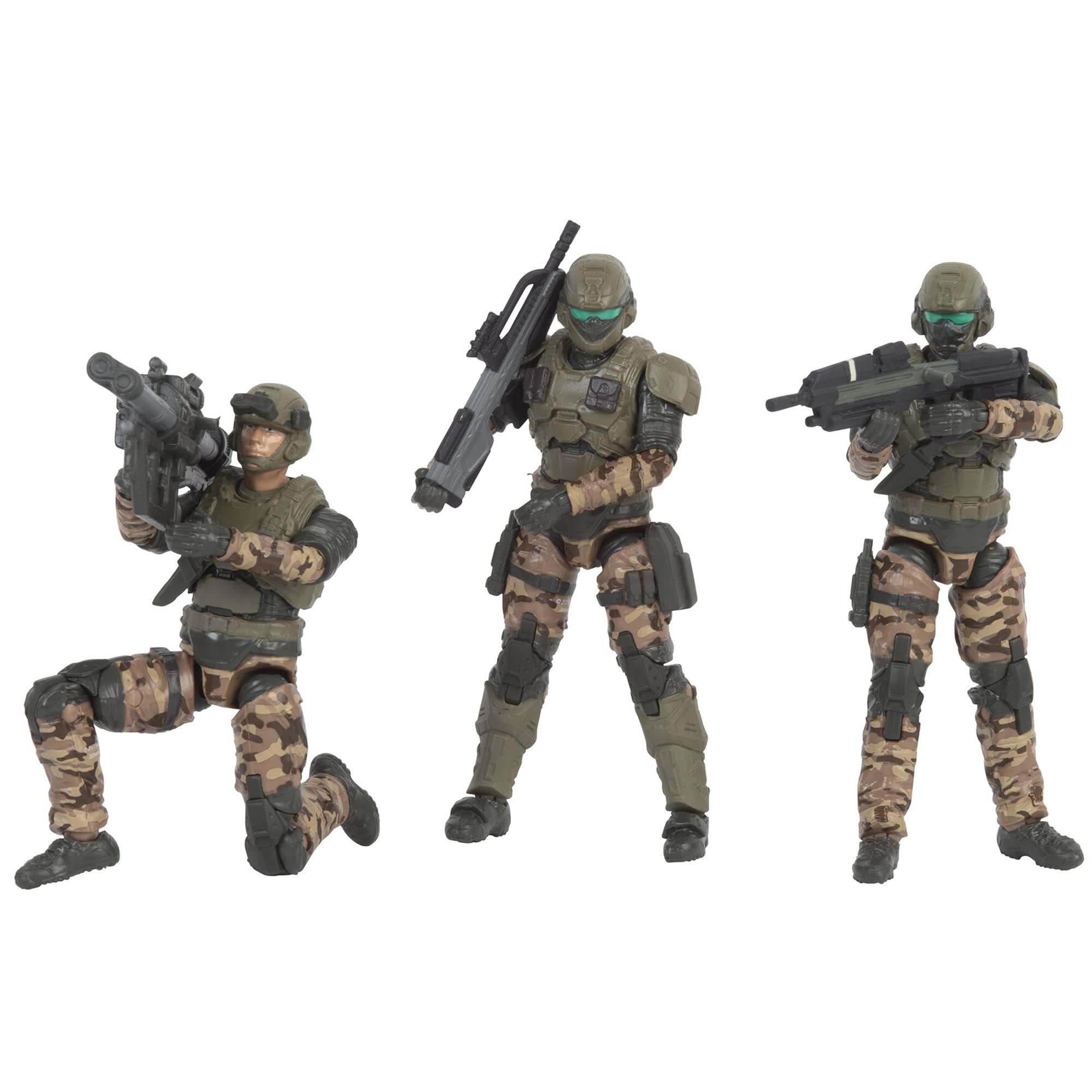 Foto 3 pulgar | Surtido De Figuras De Acción Halo De 10 Cm, Paquete De 3, Unsc Marines - Venta Internacional.