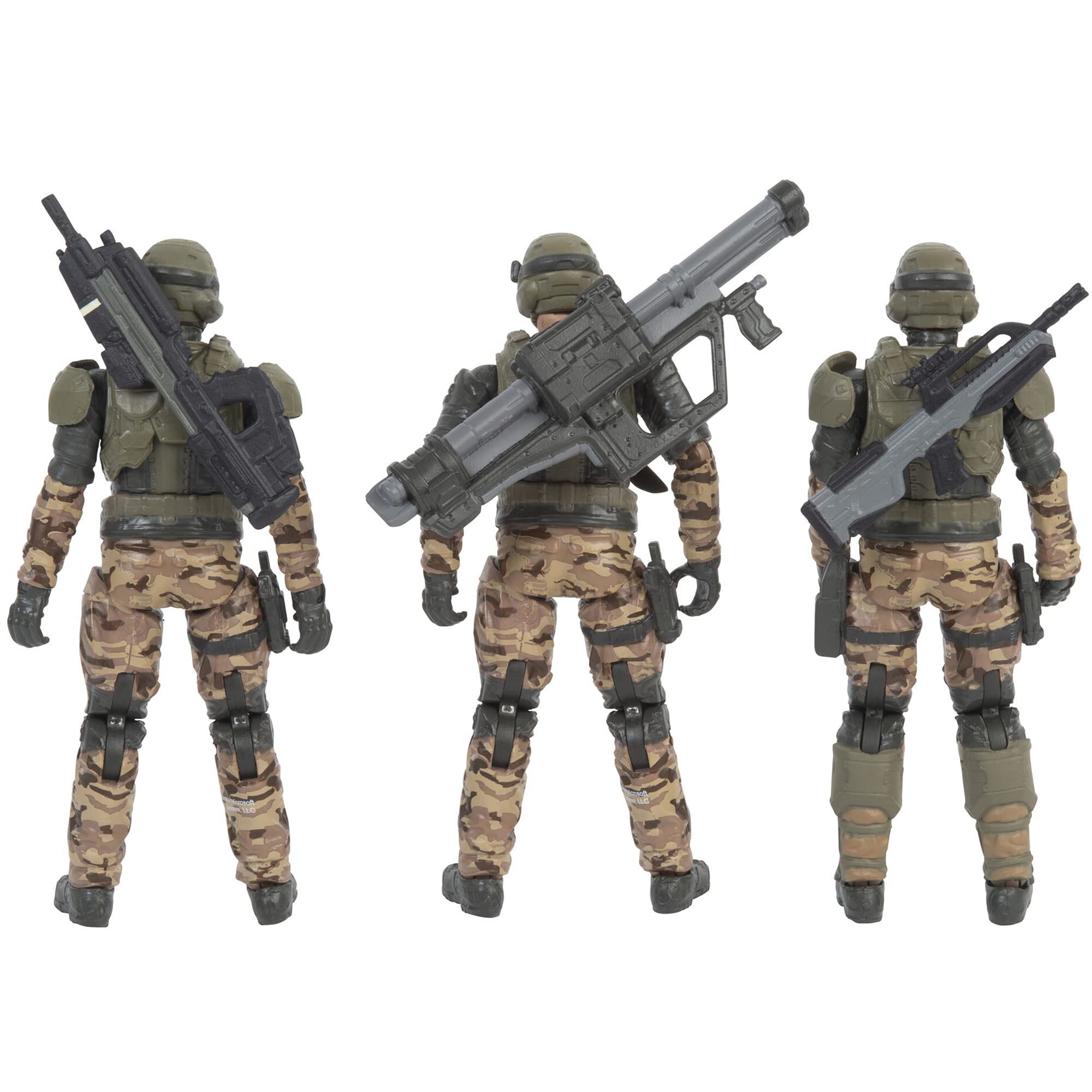 Foto 5 pulgar | Surtido De Figuras De Acción Halo De 10 Cm, Paquete De 3, Unsc Marines - Venta Internacional.