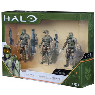 Foto 6 | Surtido De Figuras De Acción Halo De 10 Cm, Paquete De 3, Unsc Marines - Venta Internacional.