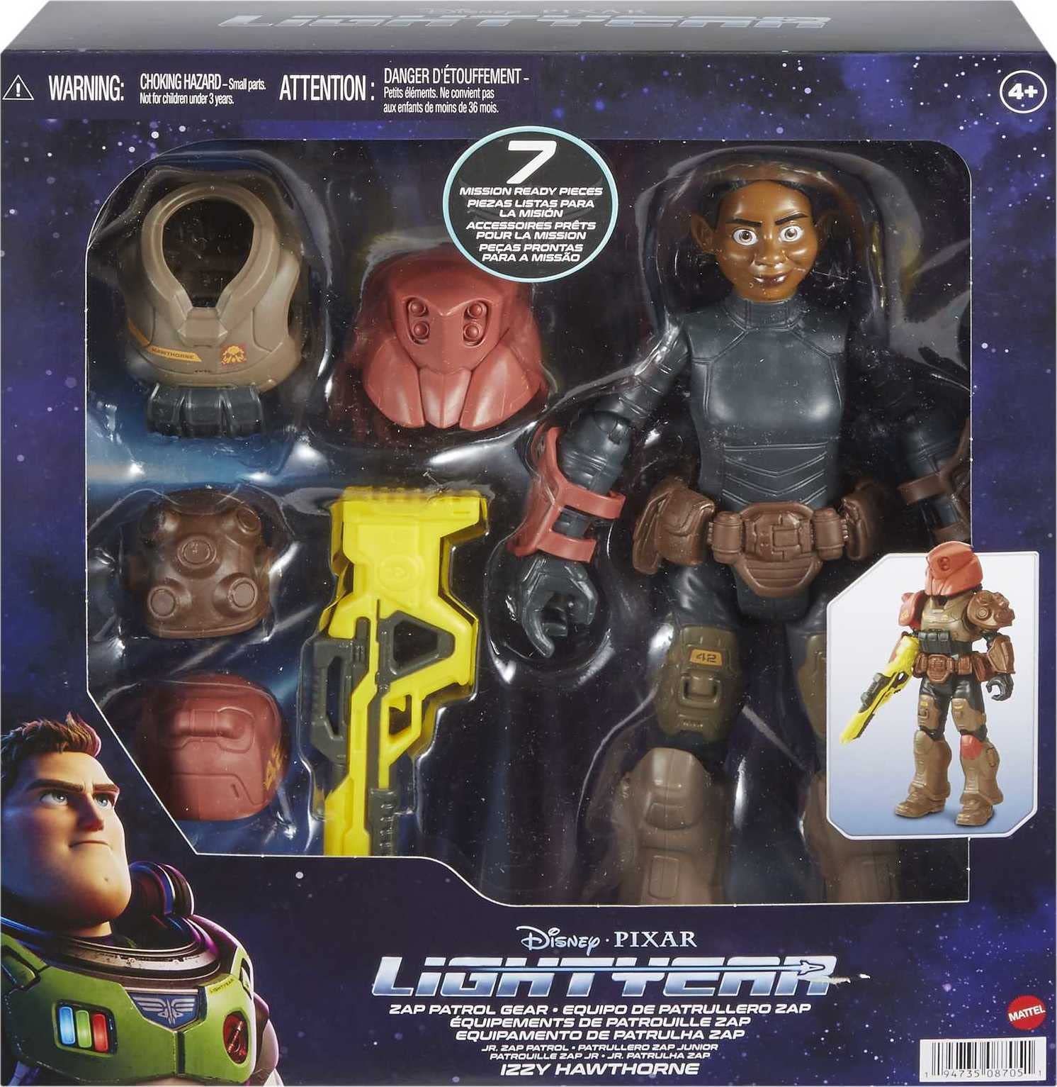 Foto 7 pulgar | Figura De Acción Mattel Disney Pixar Lightyear Izzy Hawthorne - Venta Internacional