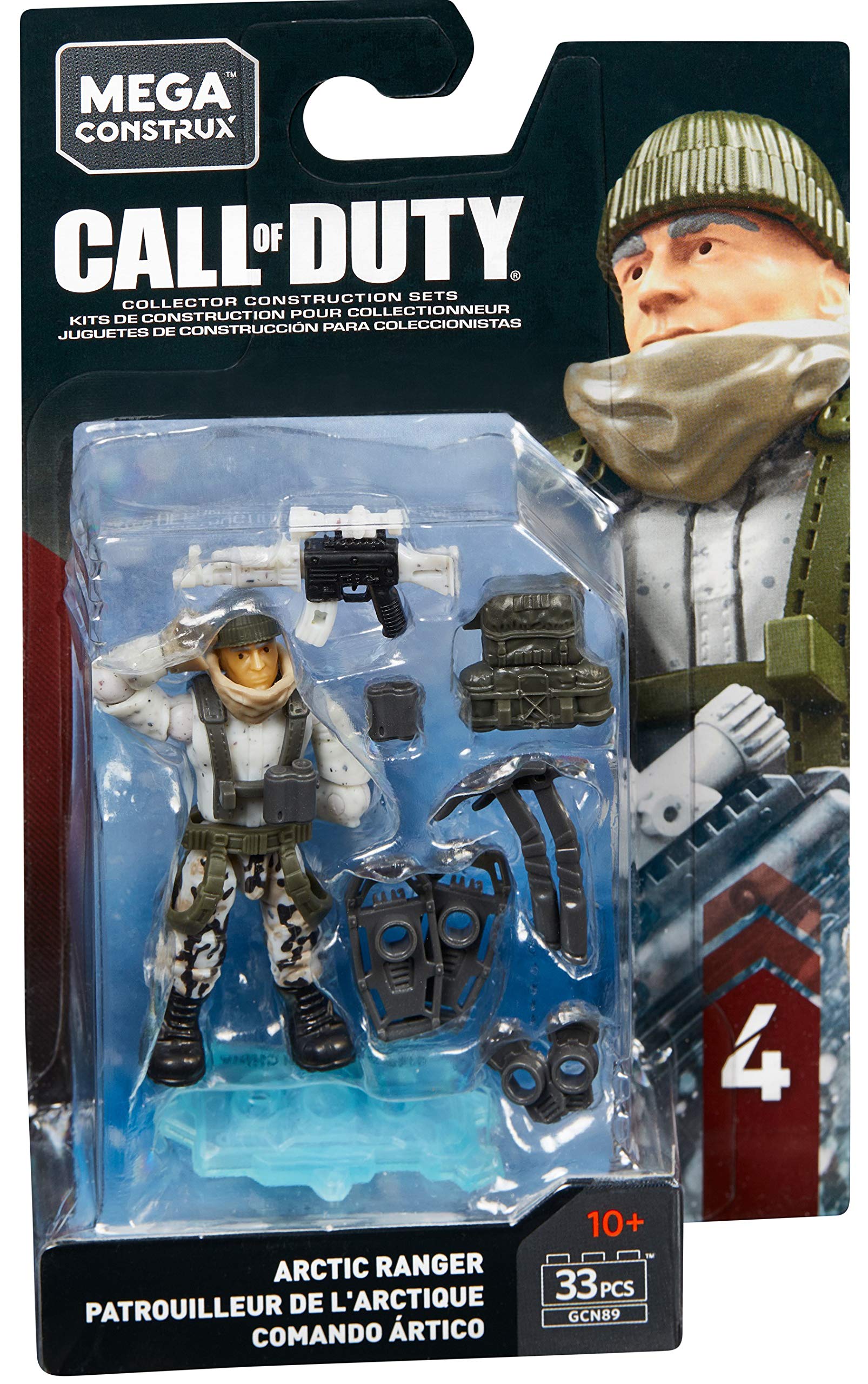 Foto 5 pulgar | Juguete de Construcción Mega Construx Call Of Duty Arctic Ranger - Venta Internacional