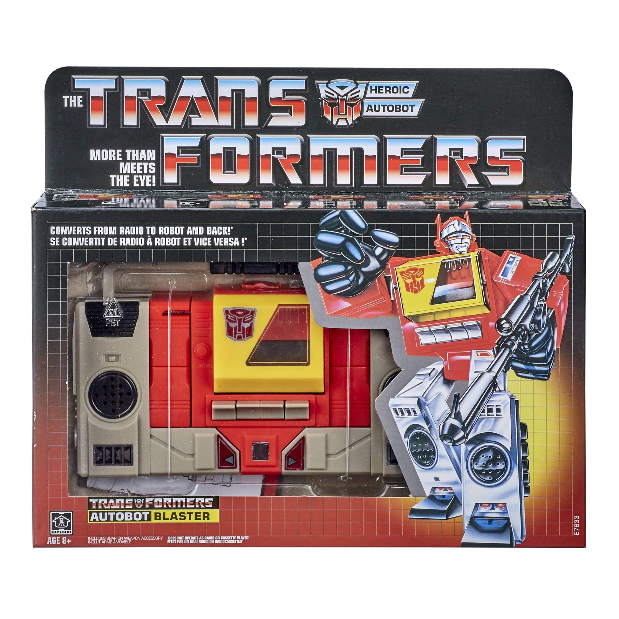 Figura de Acción Transformers Vintage G1 Autobot Blaster - Venta Internacional