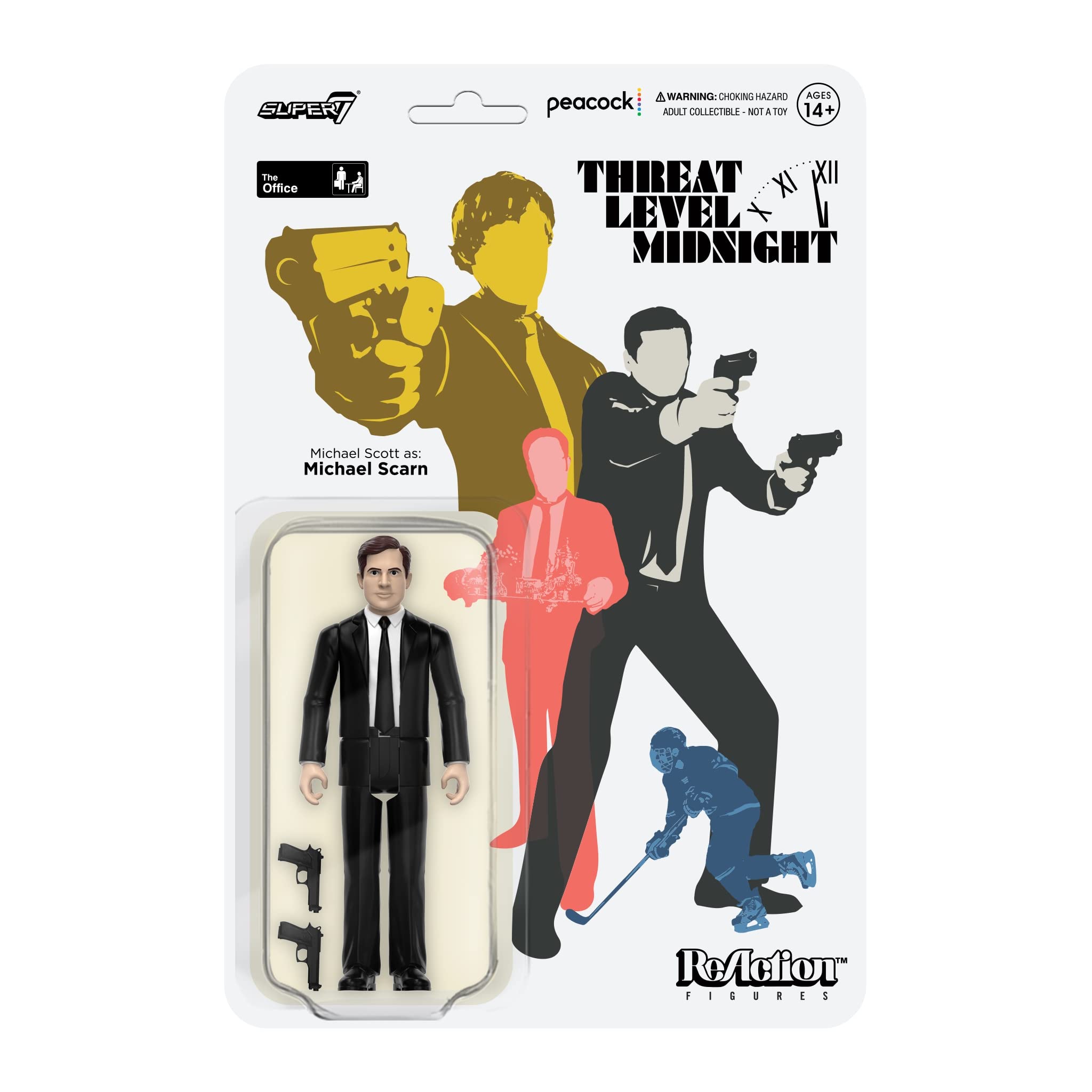 Foto 2 pulgar | Figura de Acción Super7 The Office Threat Level Midnight - Venta Internacional