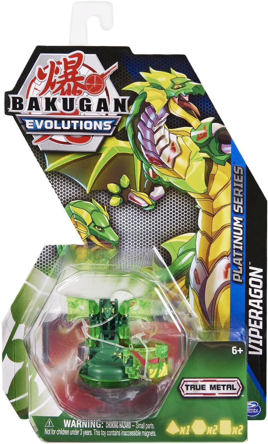 Foto 2 pulgar | Bakugan Evolutions Platinum Series True Metal Viperagon