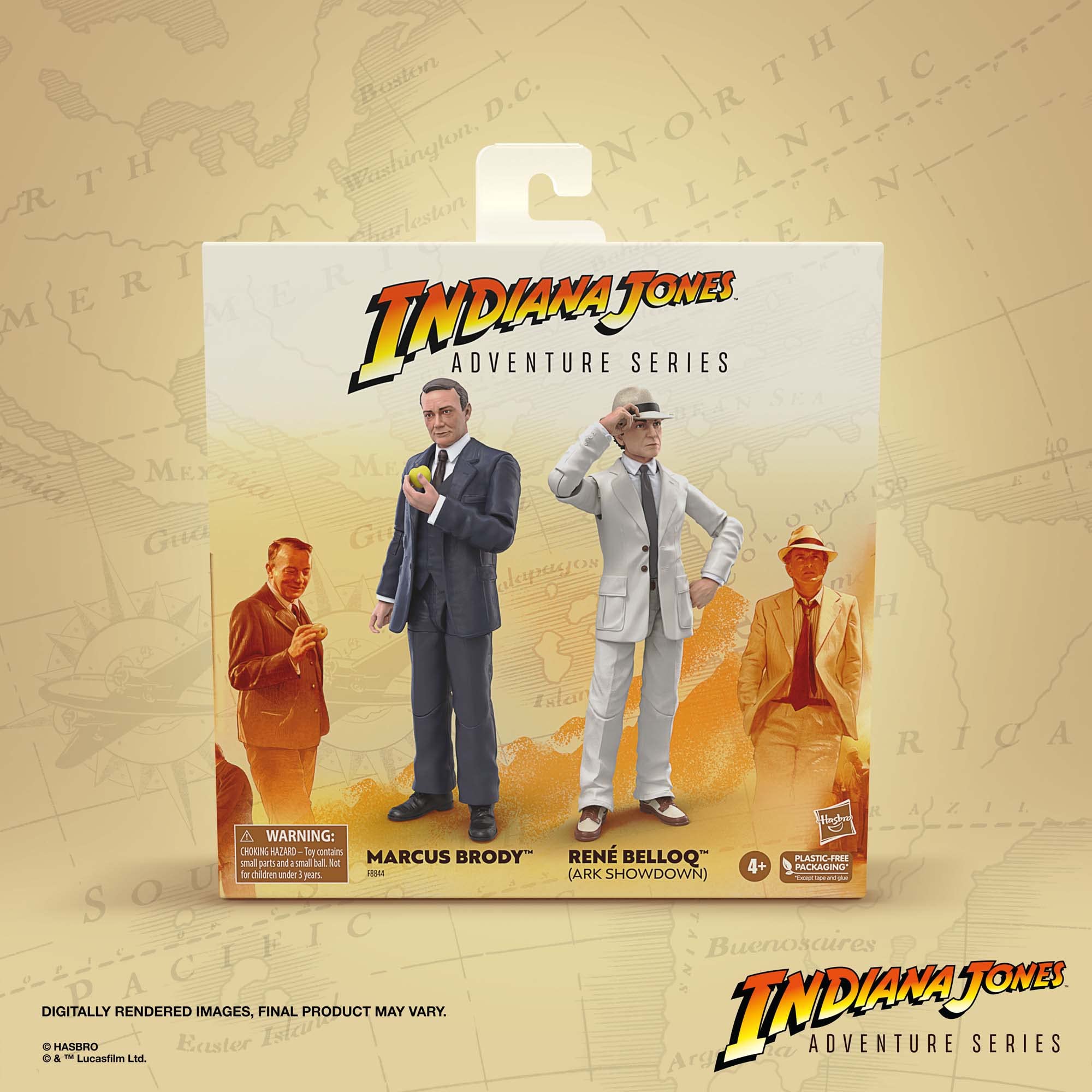 Foto 3 pulgar | Set de Figuras de Acción Hasbro Indiana Jones Adventure Series - Venta Internacional