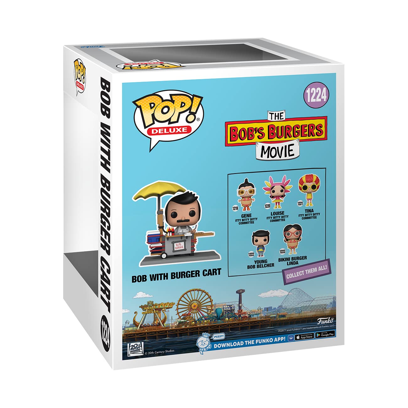 Foto 4 pulgar | Funko Pop! Bob's Burgers Bob de Lujo con Carrito De Hamburguesas - Venta Internacional