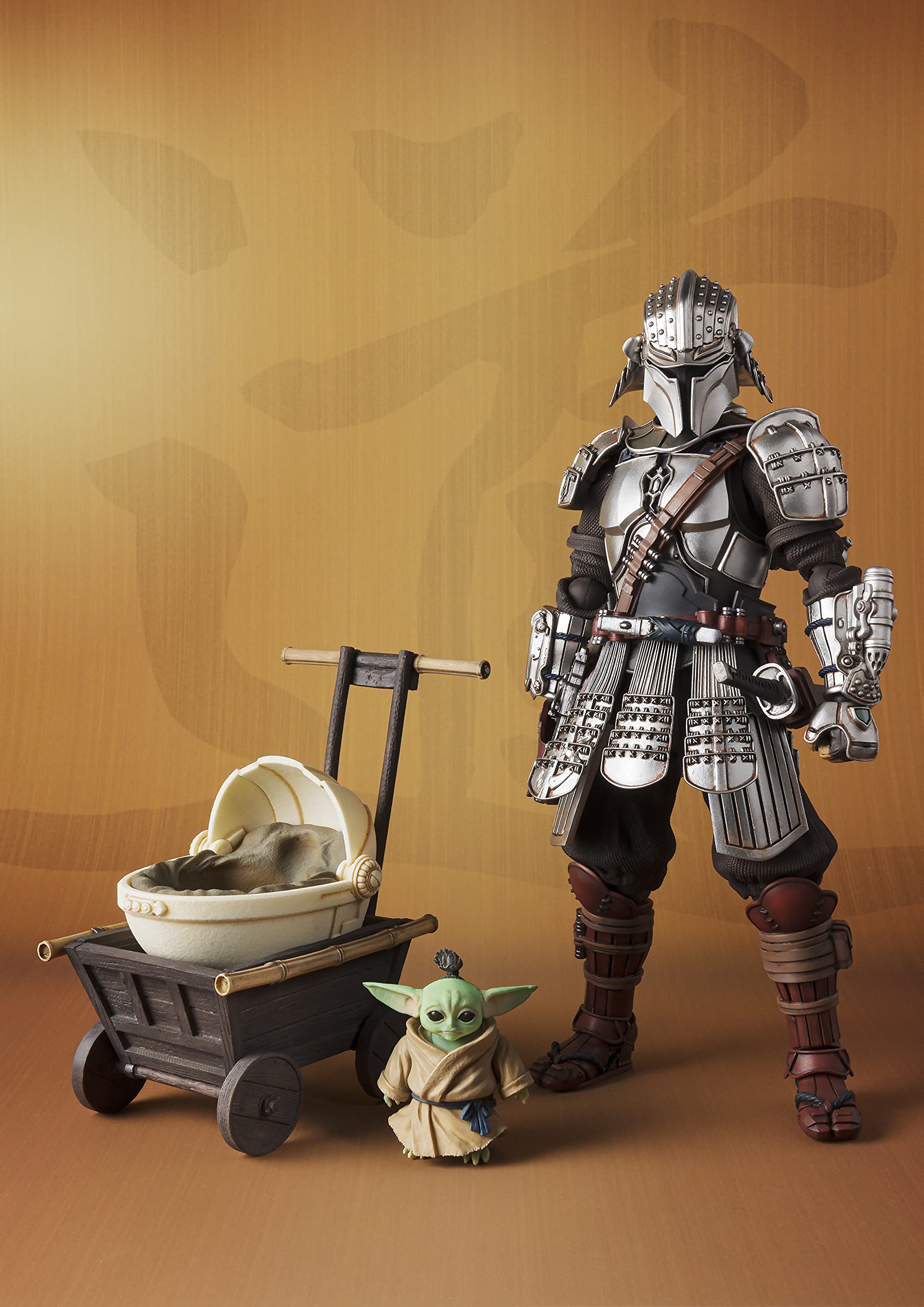 Foto 4 pulgar | Figura de Acción Tamashii Nations Star Wars Ronin Mandalorian - Venta Internacional