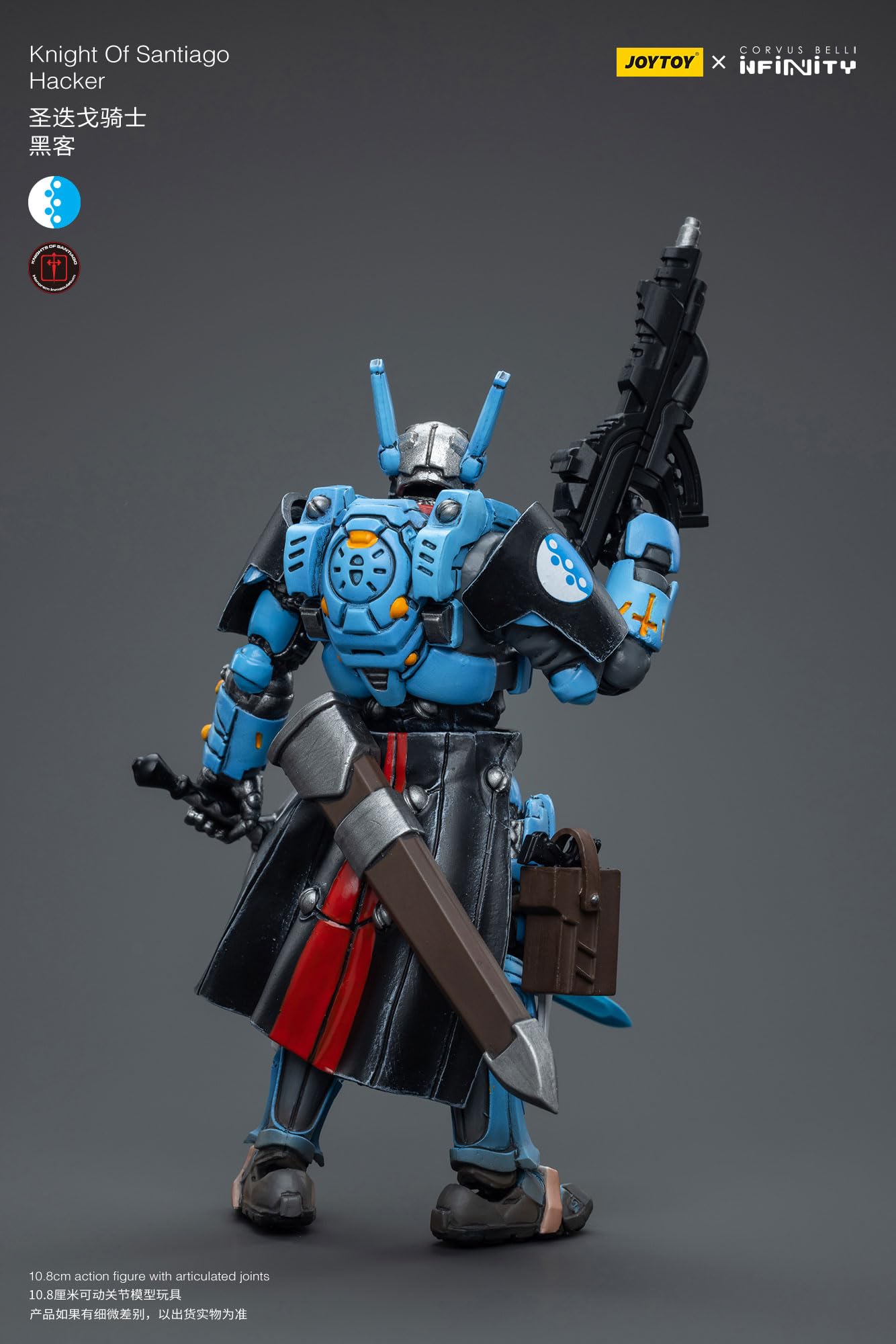 Foto 5 pulgar | Figura De Acción Joytoy Infinity Corvus Belli Knight Of Santiago Hacker A Escala 1:18 - Venta Internacional.