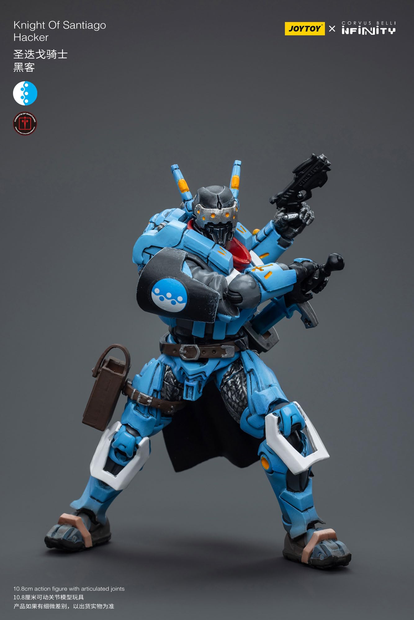 Foto 6 pulgar | Figura De Acción Joytoy Infinity Corvus Belli Knight Of Santiago Hacker A Escala 1:18 - Venta Internacional.