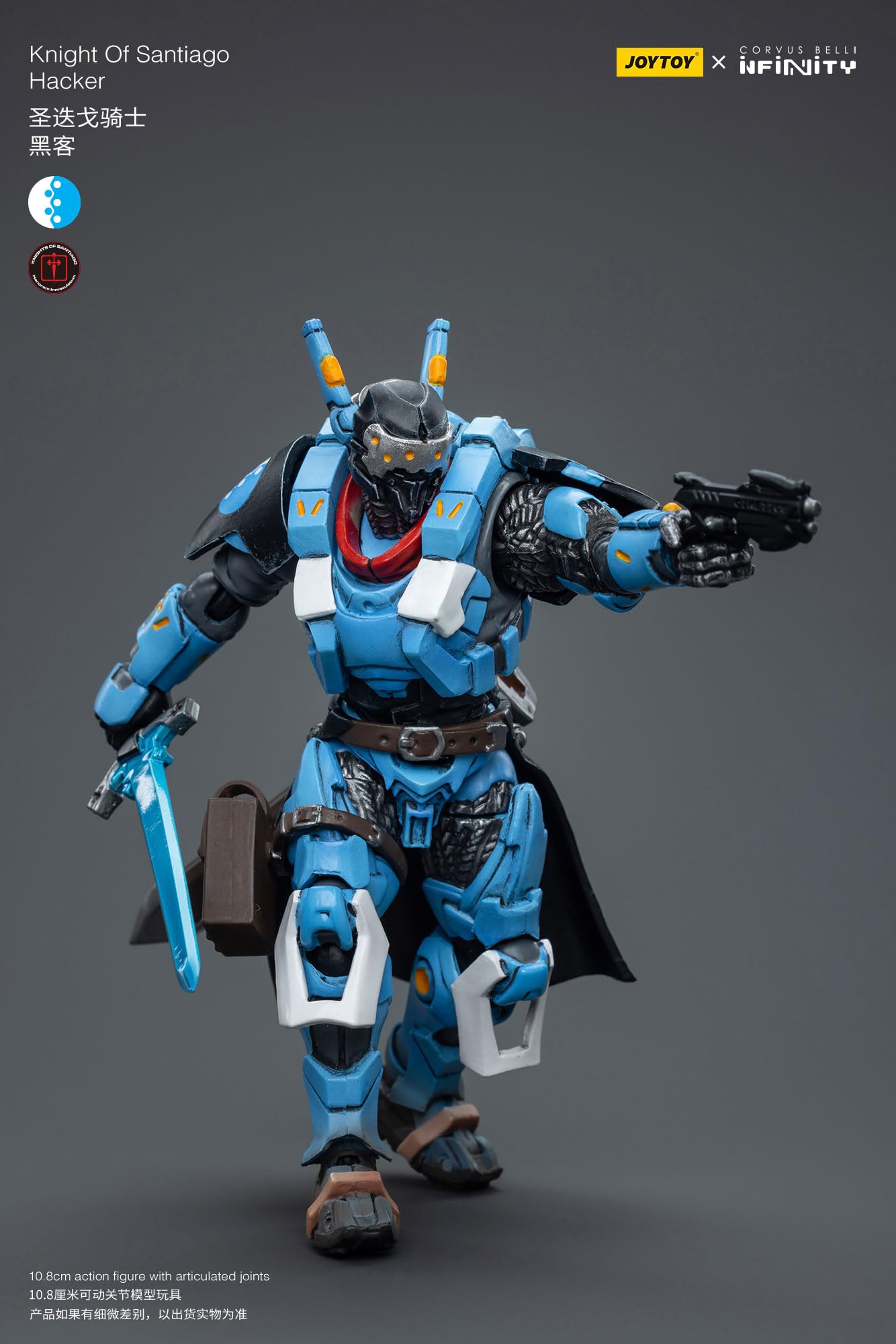 Foto 7 pulgar | Figura De Acción Joytoy Infinity Corvus Belli Knight Of Santiago Hacker A Escala 1:18 - Venta Internacional.