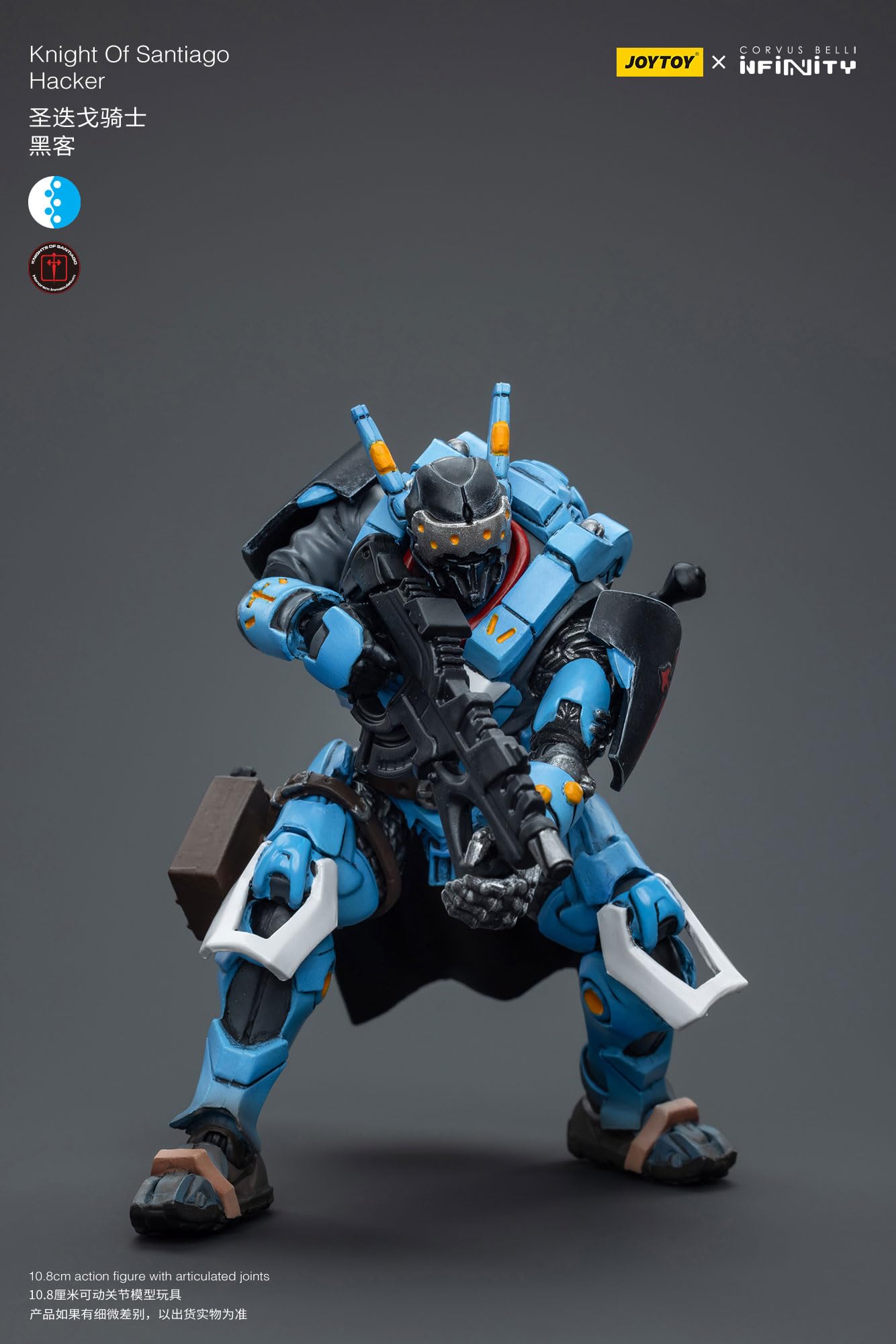 Foto 8 pulgar | Figura De Acción Joytoy Infinity Corvus Belli Knight Of Santiago Hacker A Escala 1:18 - Venta Internacional.