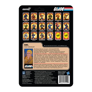 Foto 3 | Figura de Acción Super7 G.I. Joe Duke de 3.75 Pulgadas con Accesorio - Venta Internacional