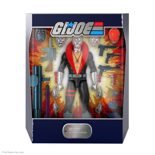 Foto 2 | Figura de Acción Super7 Ultimates! G.I. Joe Destro 18 cm con Accesorios - Venta Internacional