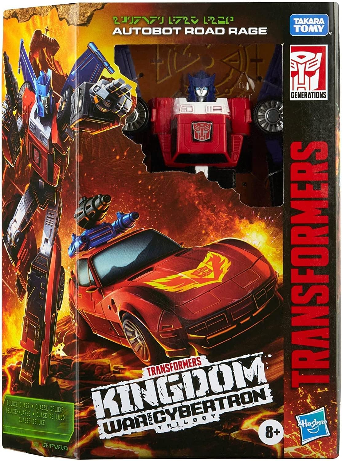 Foto 2 | Figura de Acción Transformers War For Cybertron Road Rage - Venta Internacional