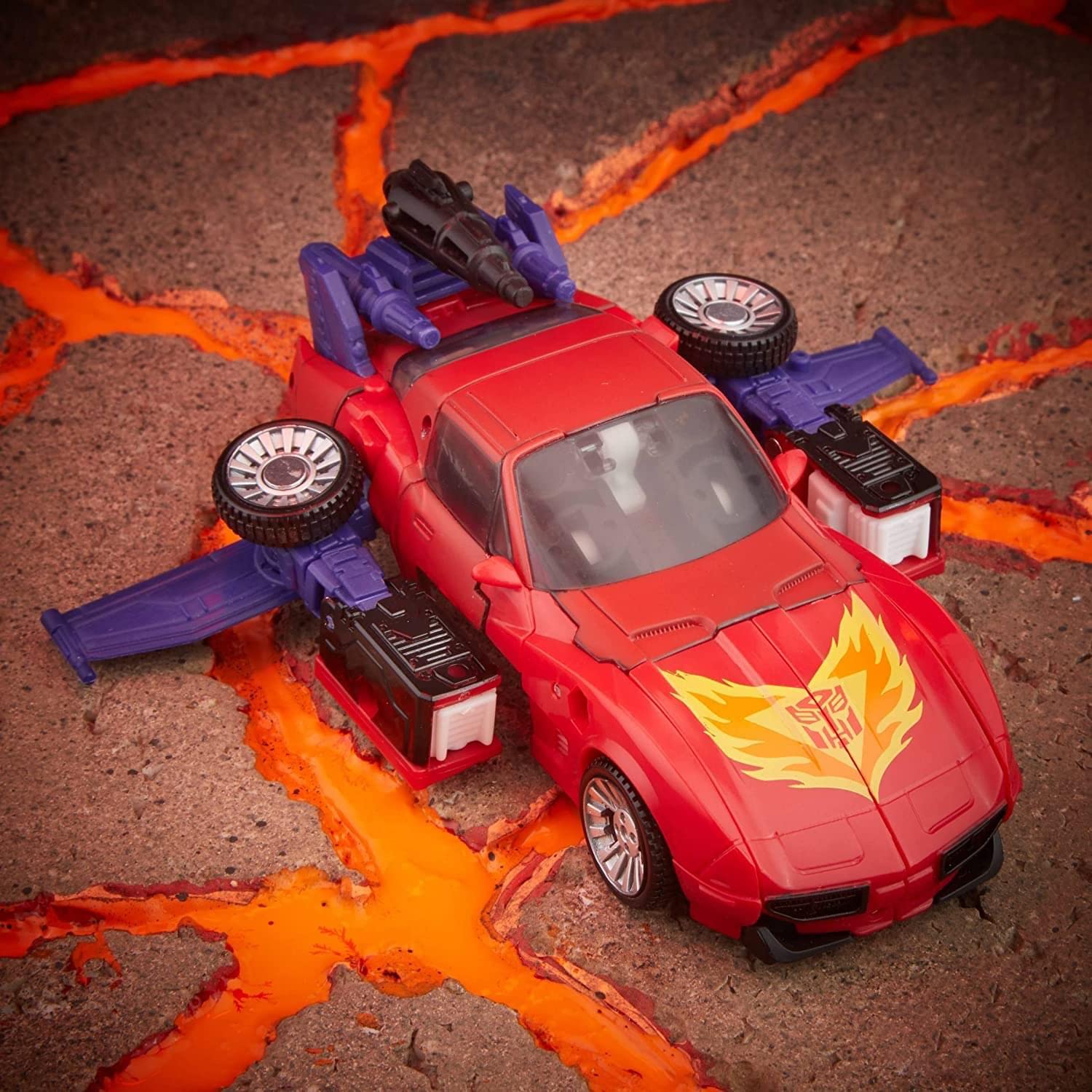 Foto 4 pulgar | Figura de Acción Transformers War For Cybertron Road Rage - Venta Internacional