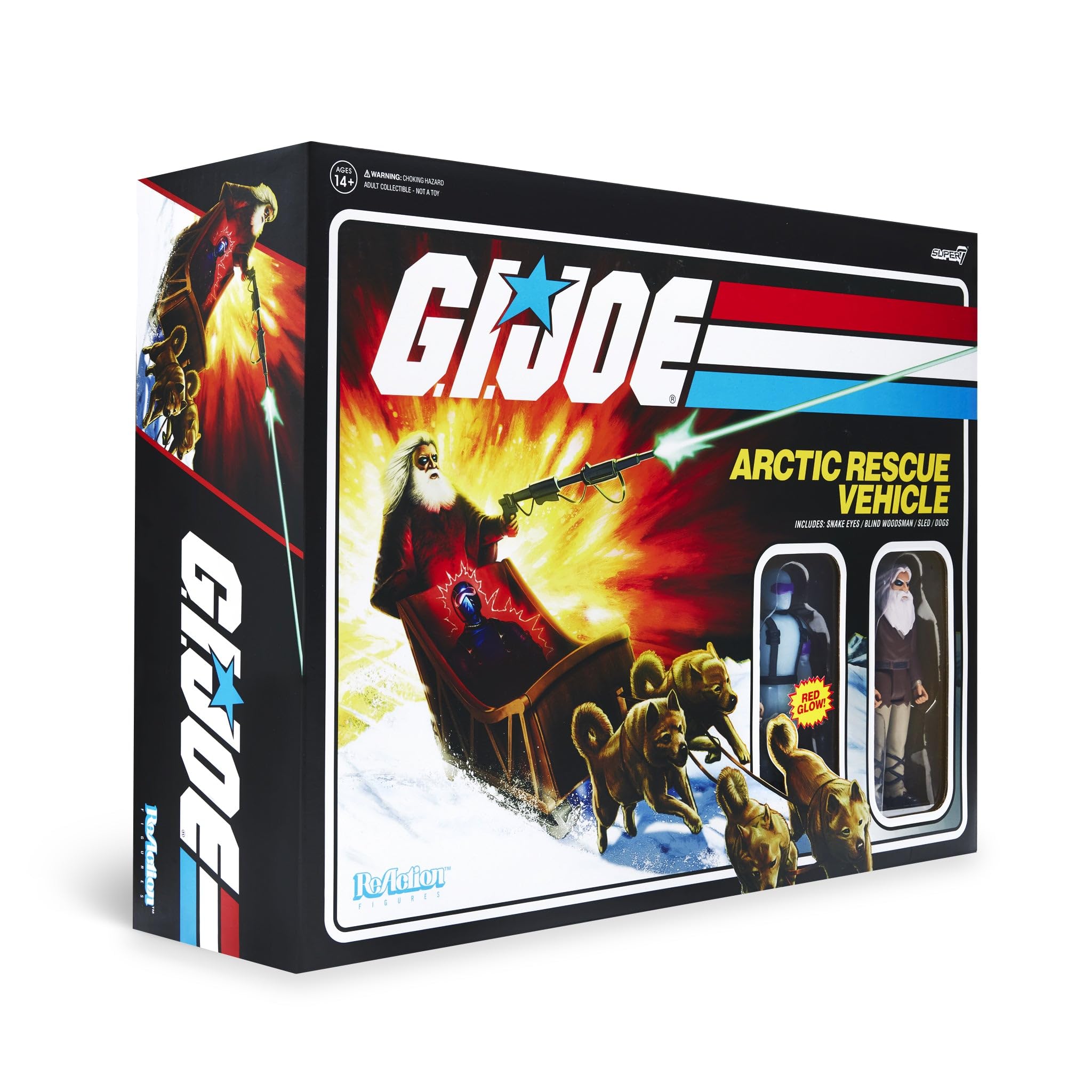 Foto 1 | Figuras de Acción Super7 G.I. Joe Arctic Rescue con Vehículo - Venta Internacional