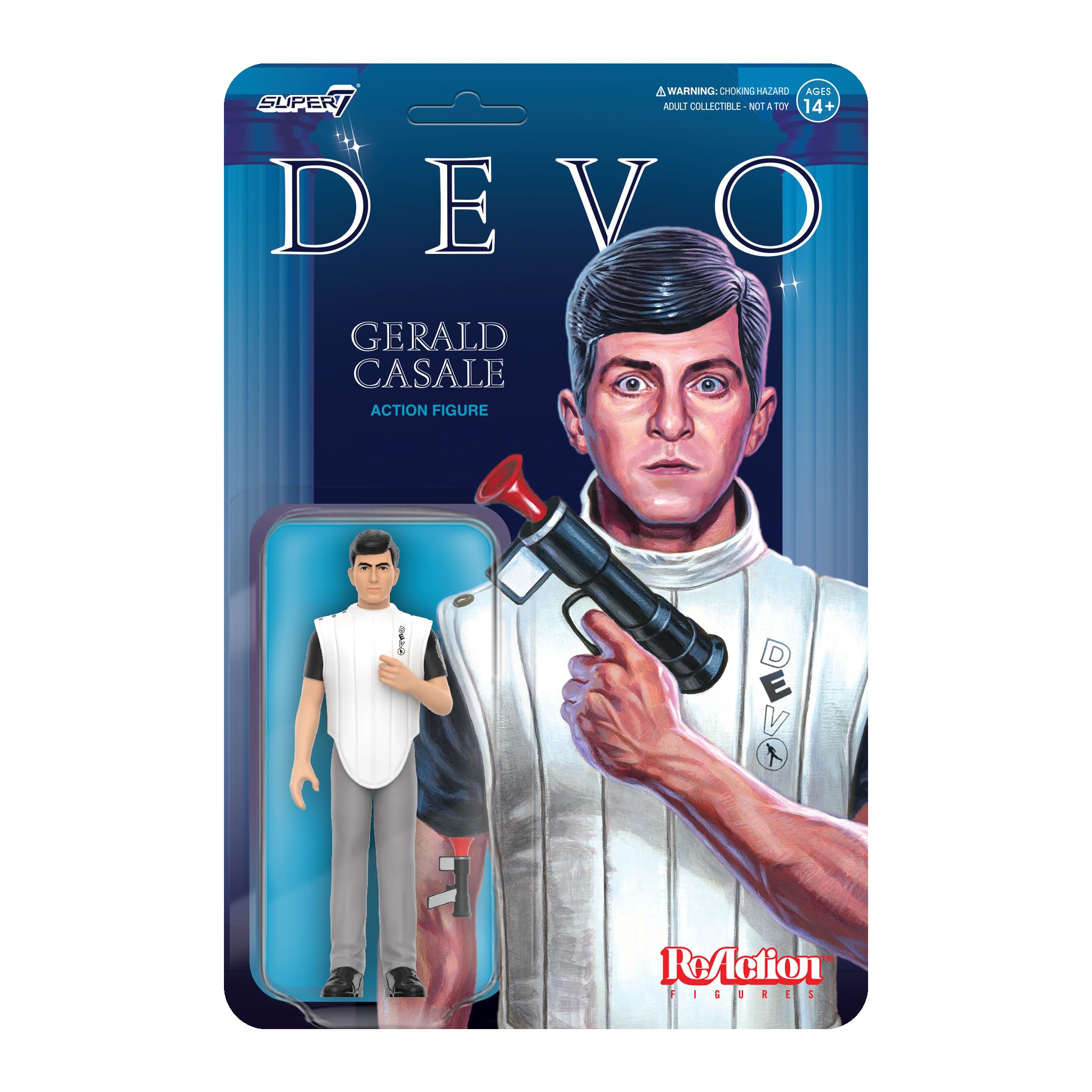 Foto 2 pulgar | Figura de Acción Super7 Devo Gerald Casale de 9.5 cm con Accesorios - Venta Internacional