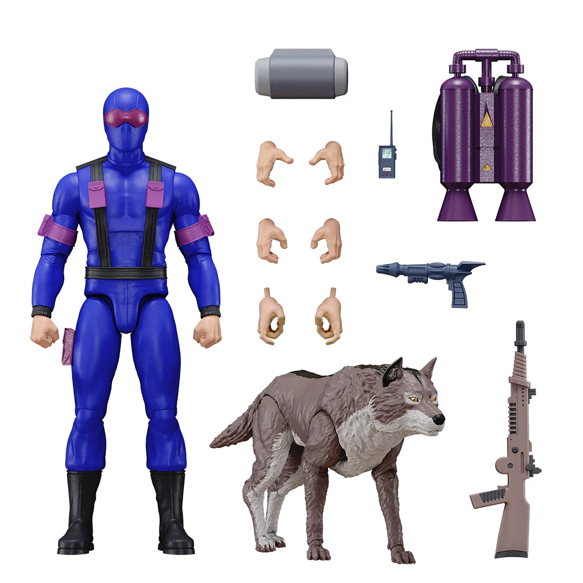 Foto 4 pulgar | Figura de Acción Super7 Ultimates! G.I. Joe Snake Eyes 18 cm - Venta Internacional