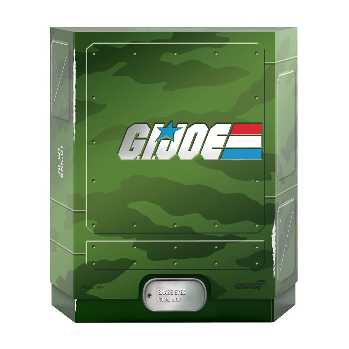 Foto 5 pulgar | Figura de Acción Super7 Ultimates! G.I. Joe Snake Eyes 18 cm - Venta Internacional