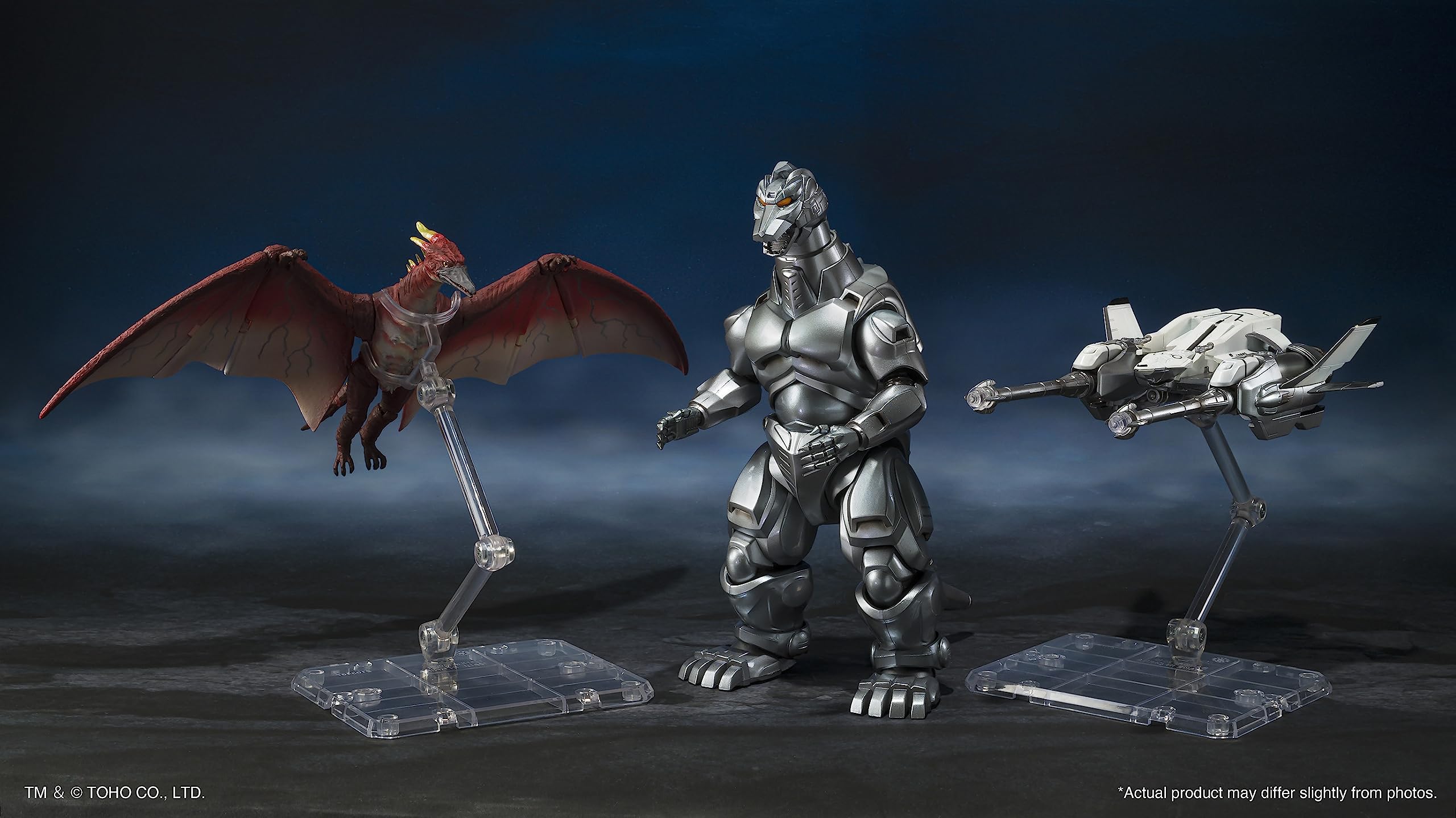 Foto 3 pulgar | Figura de Acción Tamashii Nations Godzilla Contra Mechagodzilla - Venta Internacional