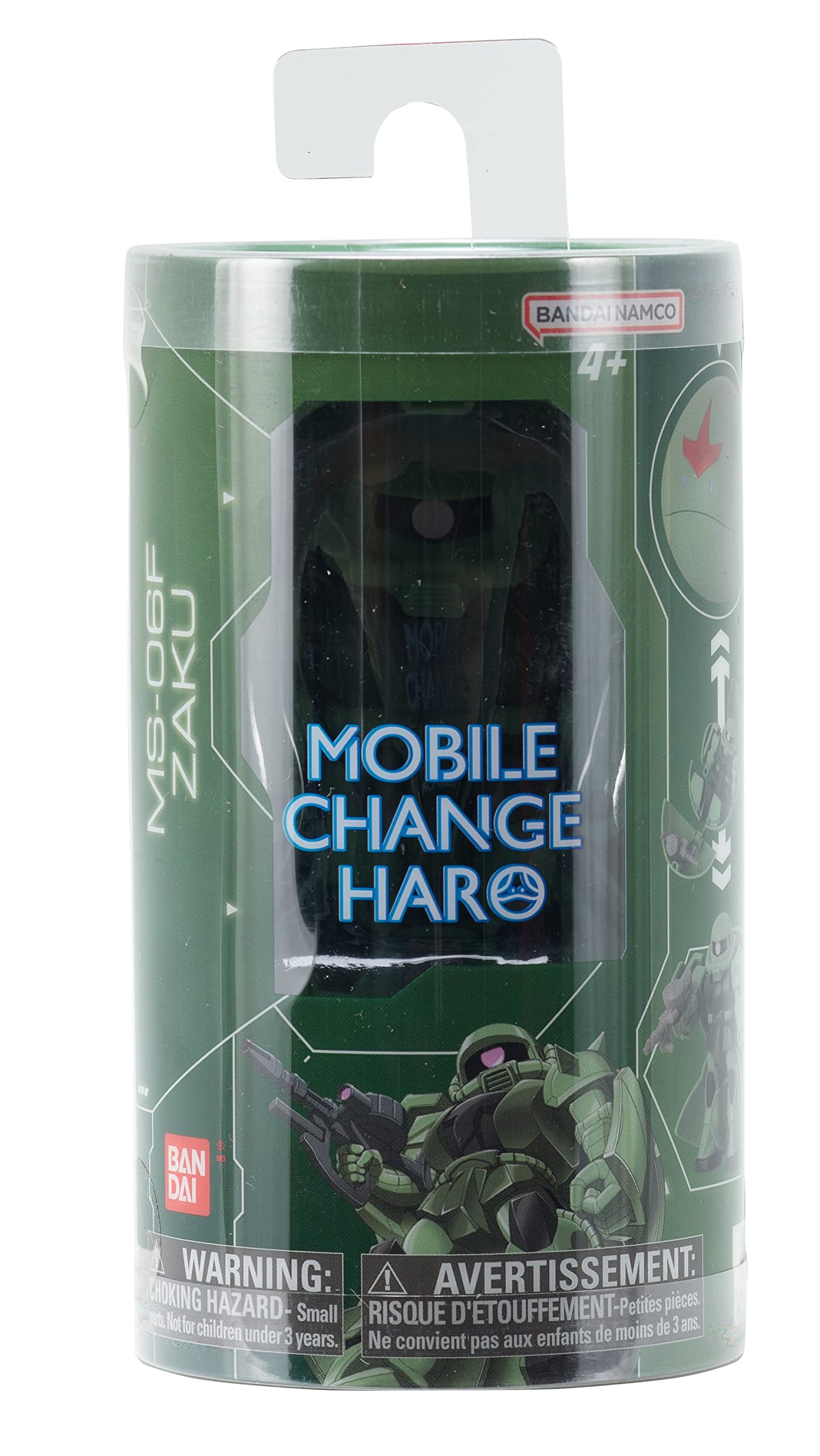 Foto 5 pulgar | Figura De Acción Bandai Namco Gundam Zaku Mobile Change Haro 9 Cm - Venta Internacional.