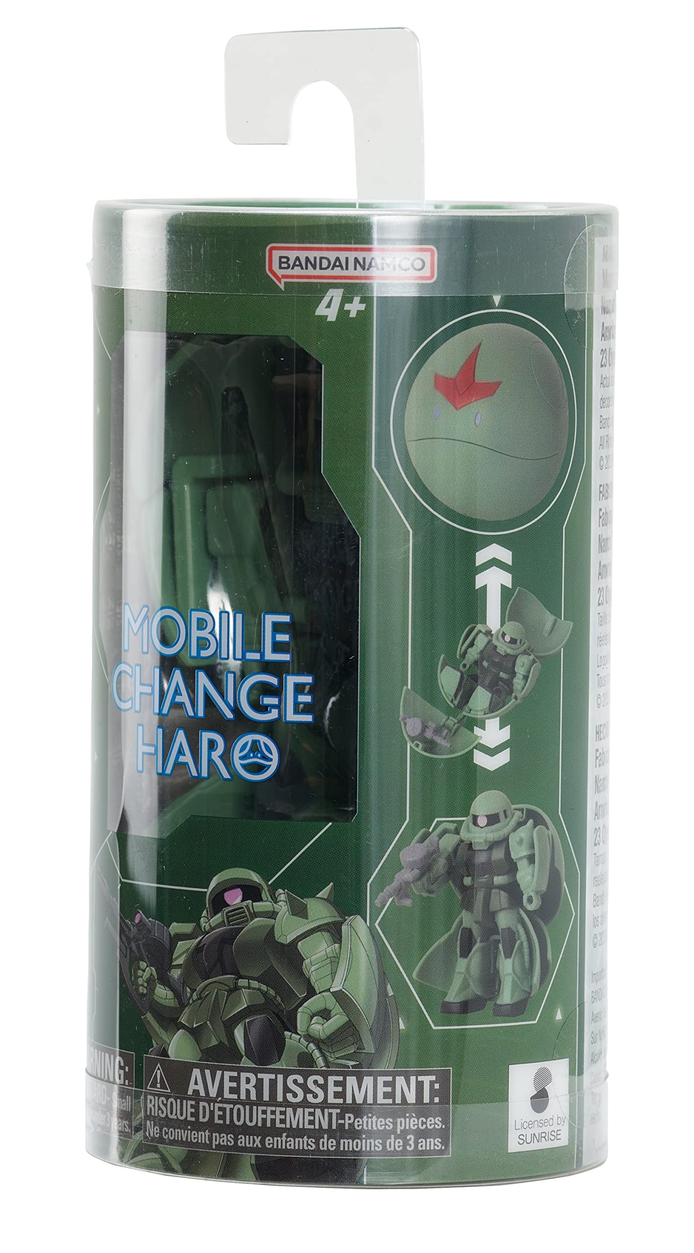 Foto 8 pulgar | Figura De Acción Bandai Namco Gundam Zaku Mobile Change Haro 9 Cm - Venta Internacional.