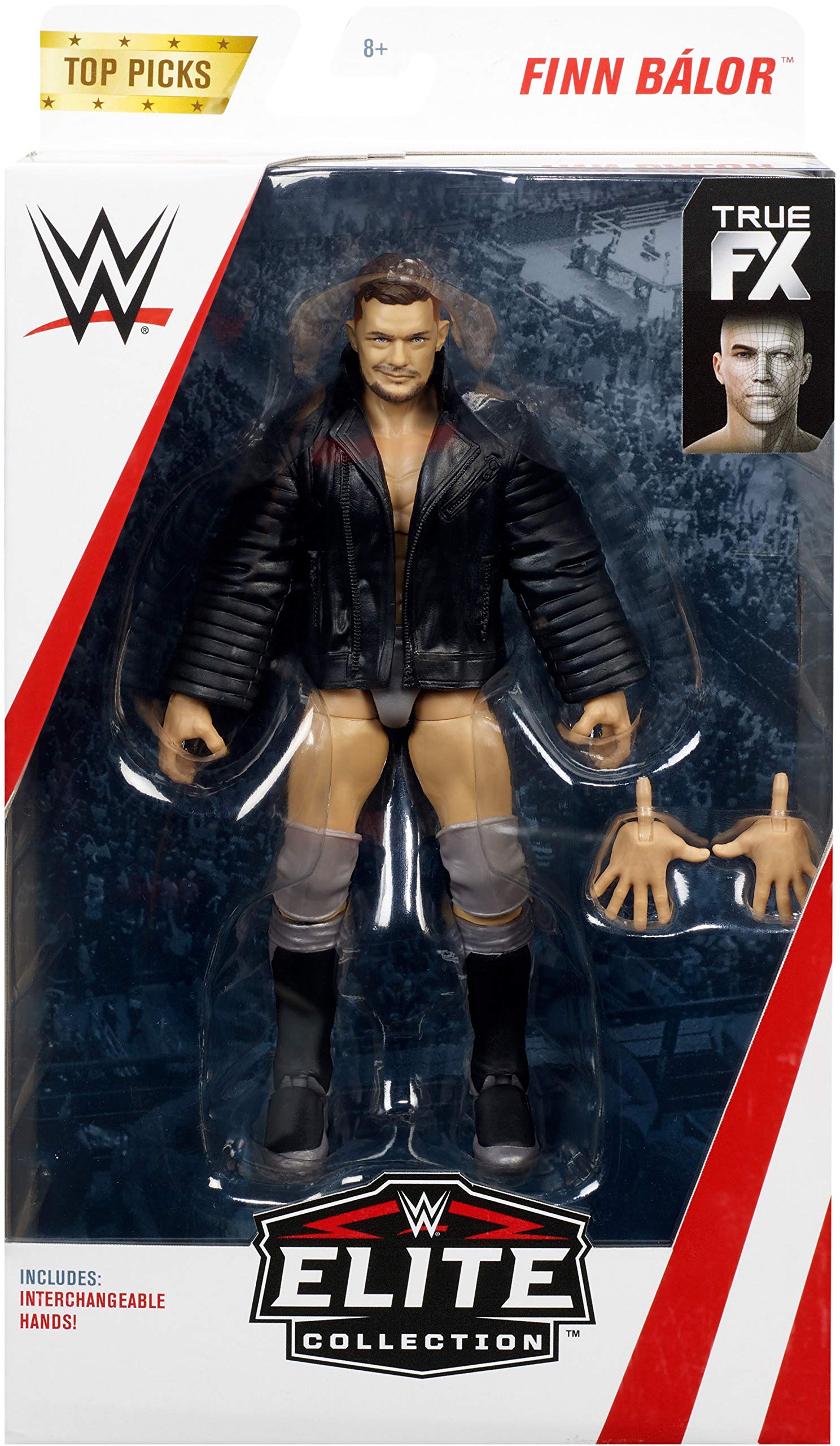 Foto 6 pulgar | Figura De Acción Wwe Mattel Finn Balor Top Picks Elite De 6 Pulgadas - Venta Internacional.