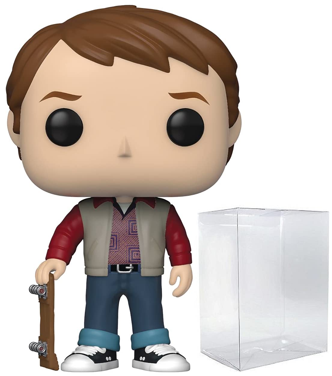 Foto 2 pulgar | Funko Pop! Vinilo Regreso al Futuro Marty Mcfly 1955 con Monopatín - Venta Internacional