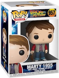 Foto 2 | Funko Pop! Vinilo Regreso al Futuro Marty Mcfly 1955 con Monopatín - Venta Internacional
