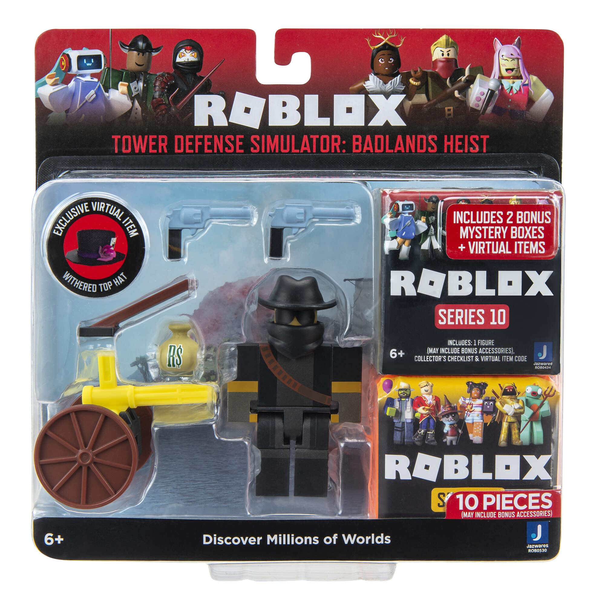 Foto 3 pulgar | Figura de Acción Roblox Tower Heroes Kart Kid Deluxe con Paquete de 2 - Venta Internacional