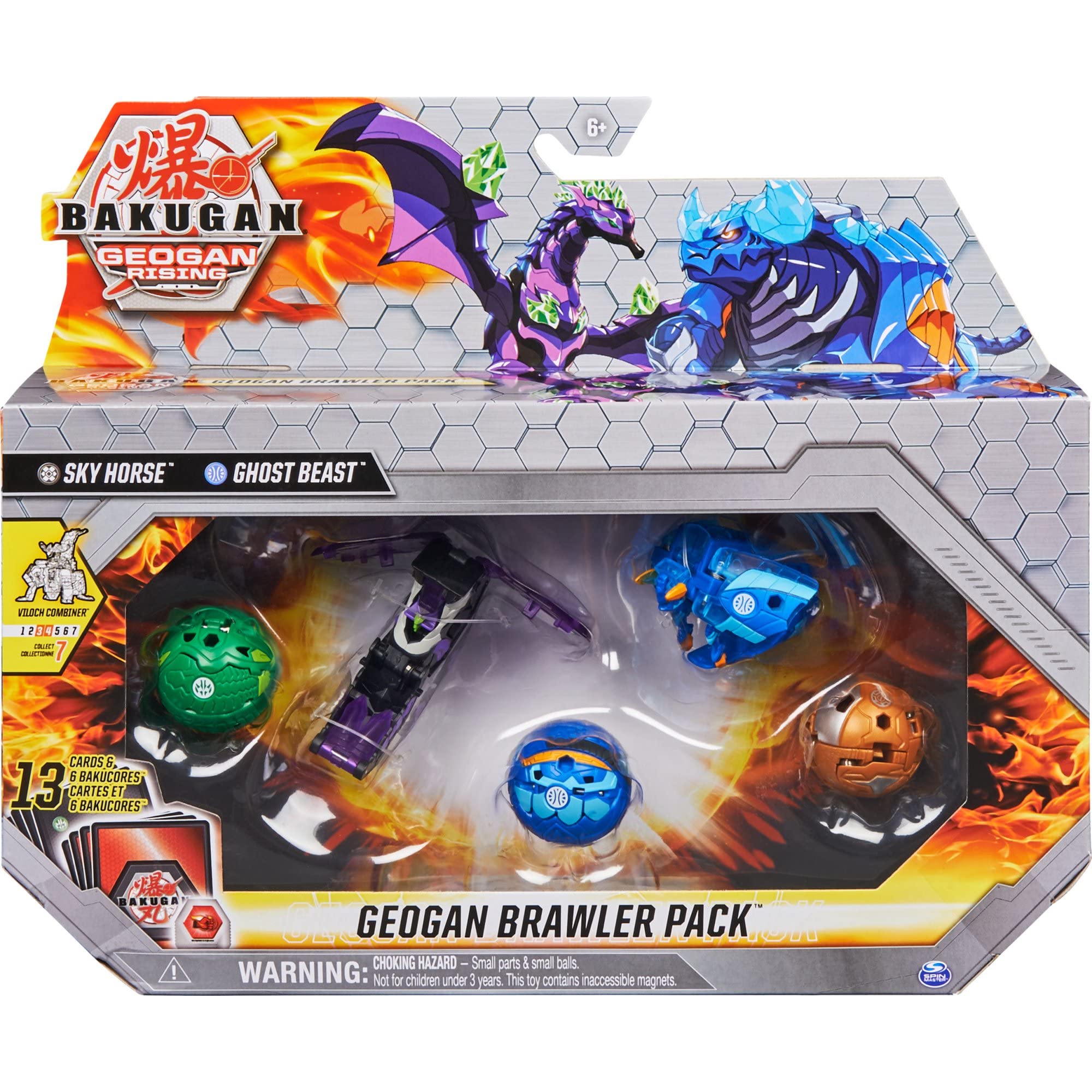 Foto 2 pulgar | Toy Bakugan Geogan Rising Brawler, Paquete De 5 Con 2 Geogan Y 3 Bakugan - Venta Internacional.