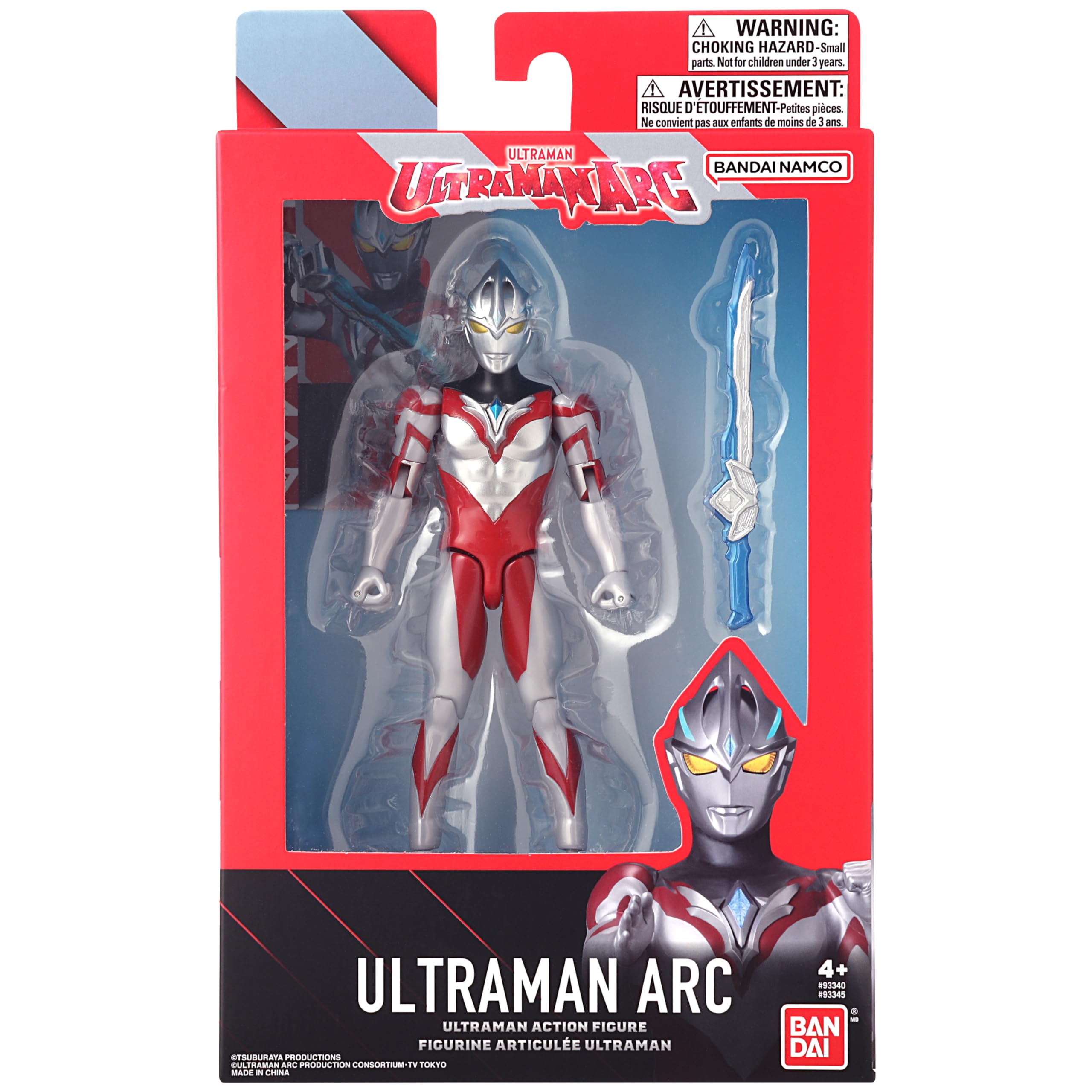 Foto 7 pulgar | Figura De Acción Bandai Namco Ultraman Arc De 6 Pulgadas Con Parte De Efectos - Venta Internacional.