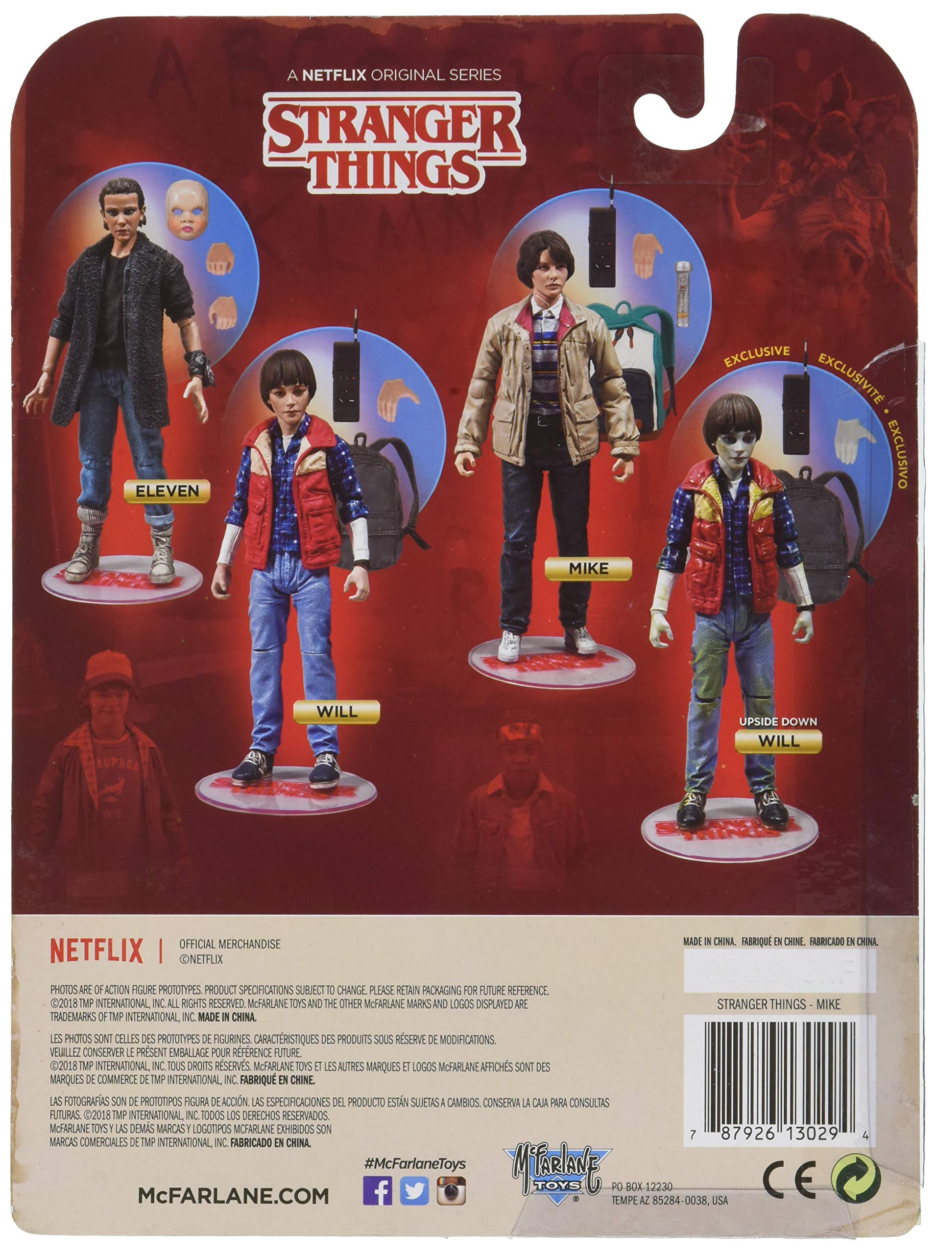 Foto 3 pulgar | Figura De Acción Mcfarlane Toys Stranger Things Series 3 Mike Wheeler - Venta Internacional.