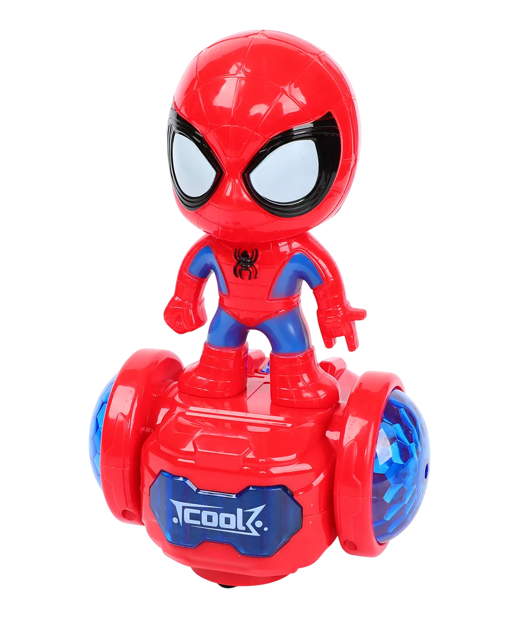 Spider Man Robot Bailando Luz Musical Muñeca Eléctrica Red Spider-man.