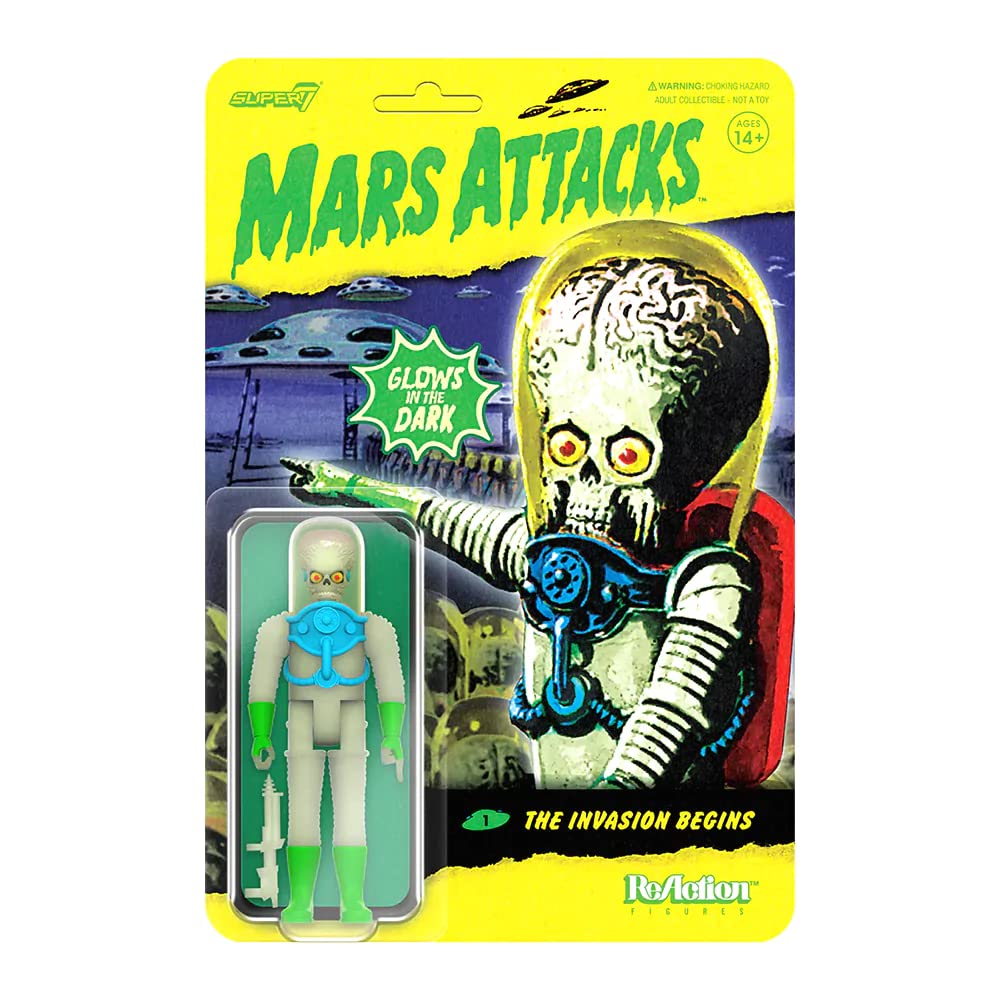 Foto 2 pulgar | Figura de Acción Super7 Mars Attacks Martian 3.75 - Venta Internacional