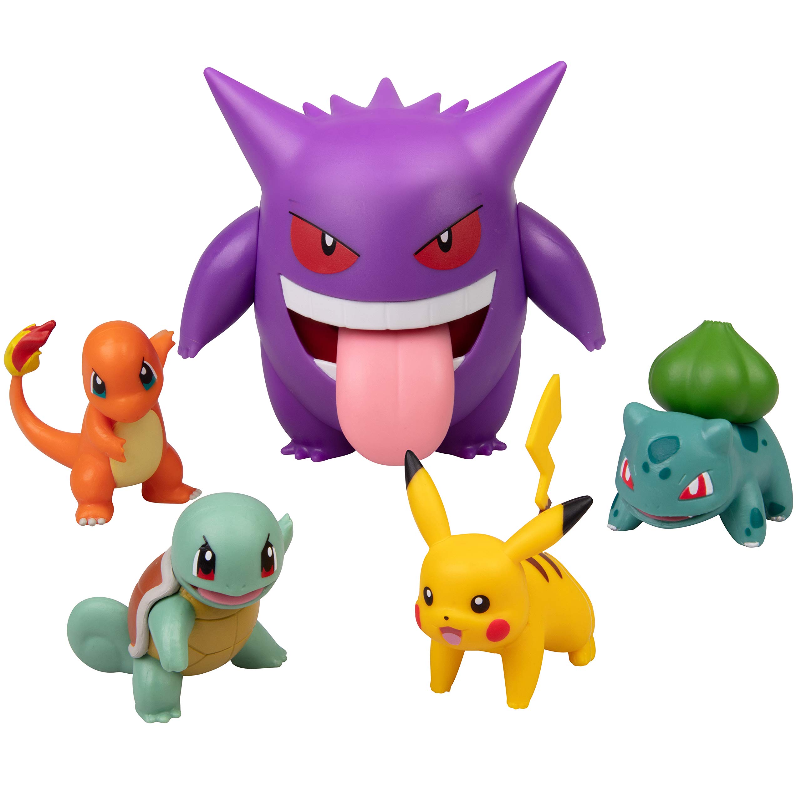 Foto 2 pulgar | Set De Figuras Pokémon Generation 1 Con Gengar Pikachu Squirtle - Venta Internacional.