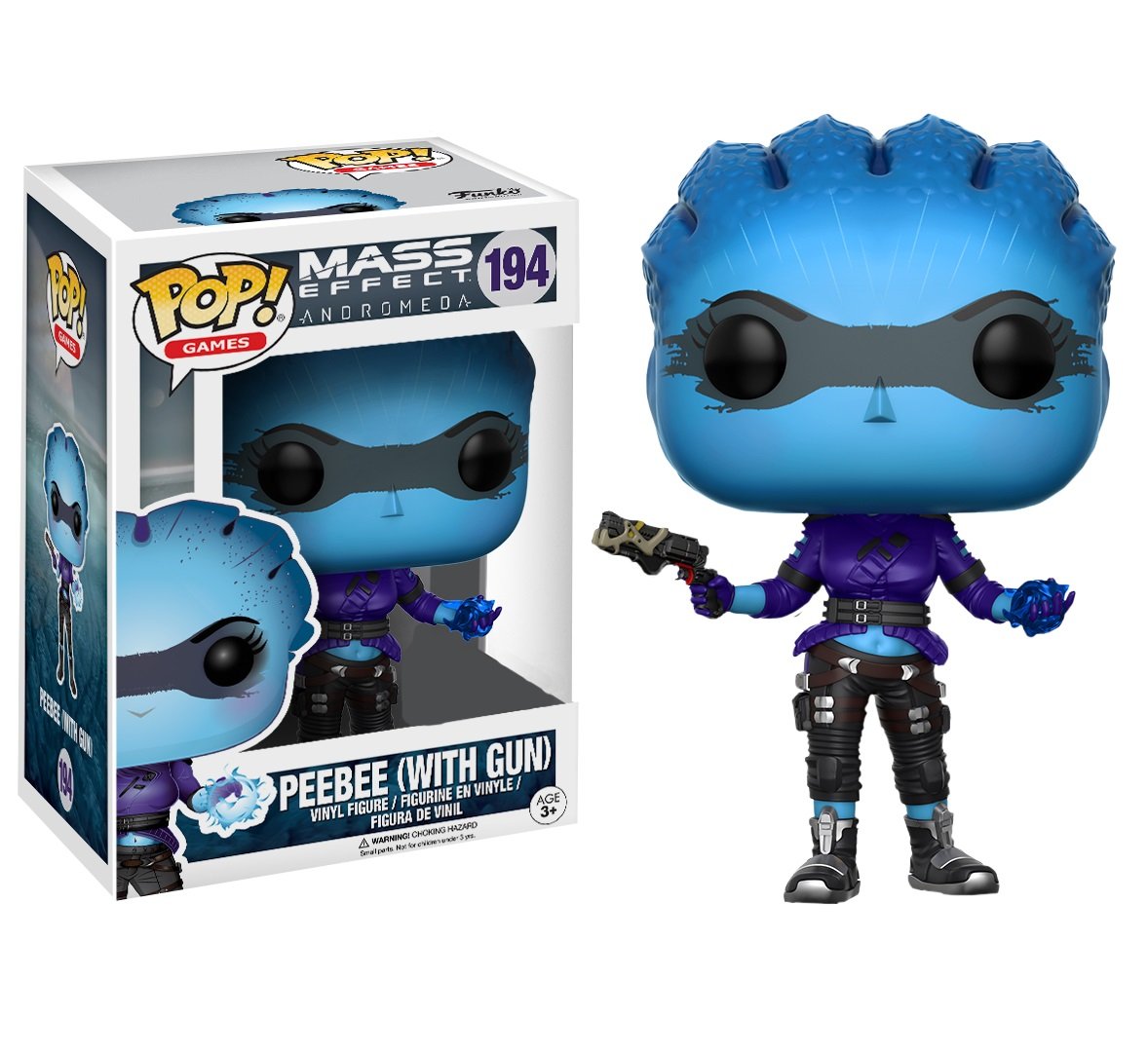 Foto 2 pulgar | Funko Pop Mass Effect: Andromeda, Exclusivo De Peebee With Gun - Venta Internacional.