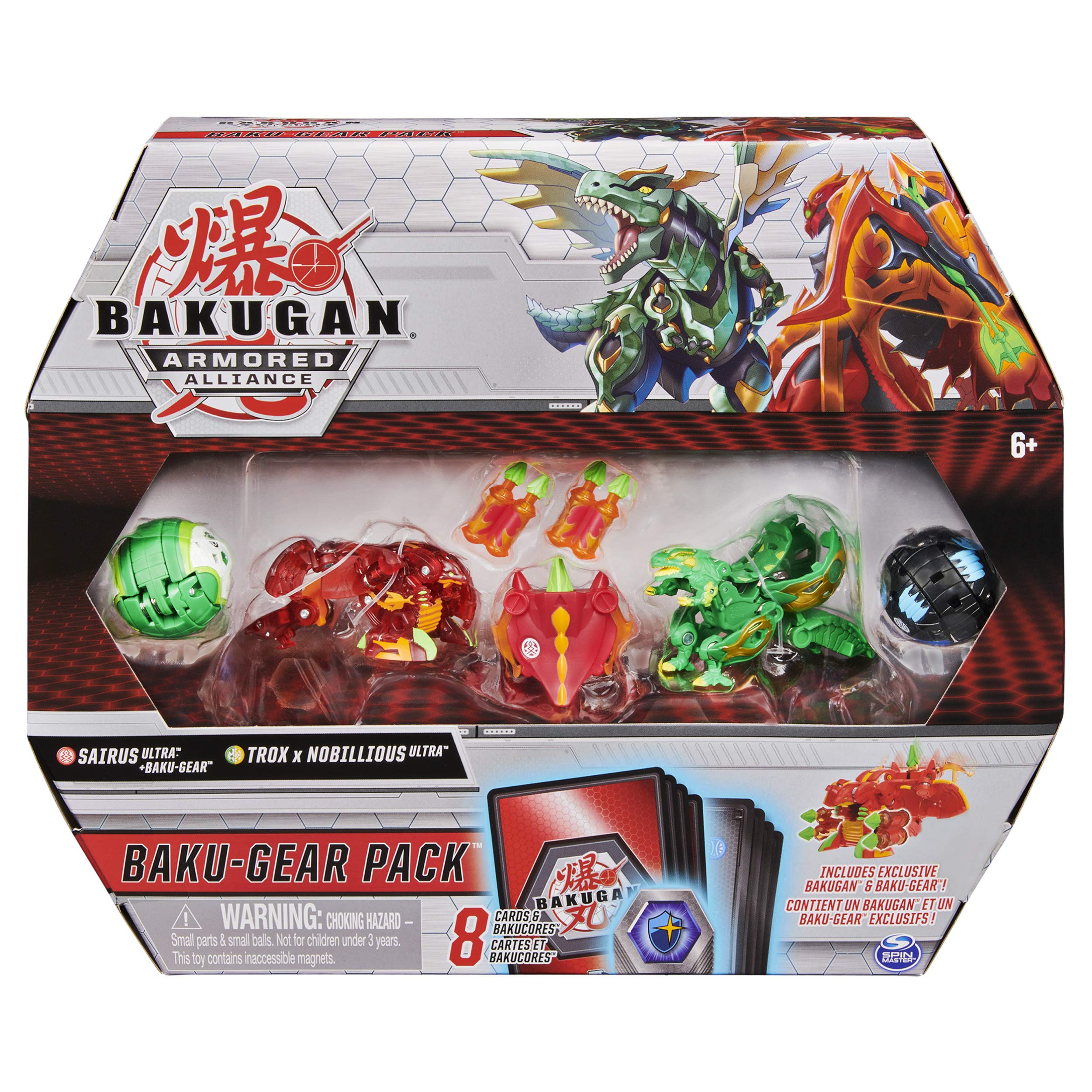 Foto 2 pulgar | Set De Figuras De Acción Bakugan Baku-gear Sairus Ultra, Paquete De 4 - Venta Internacional.