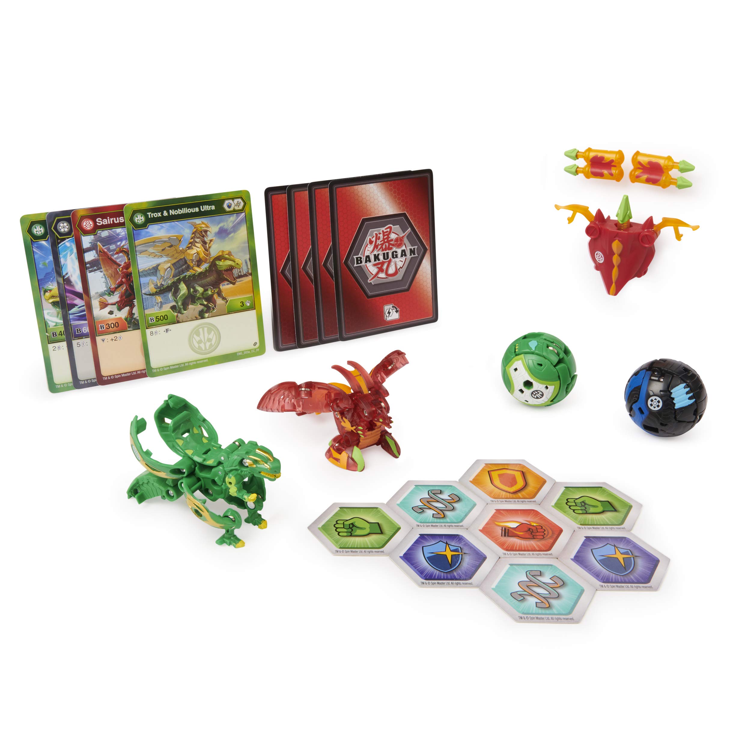 Foto 2 | Set De Figuras De Acción Bakugan Baku-gear Sairus Ultra, Paquete De 4 - Venta Internacional.