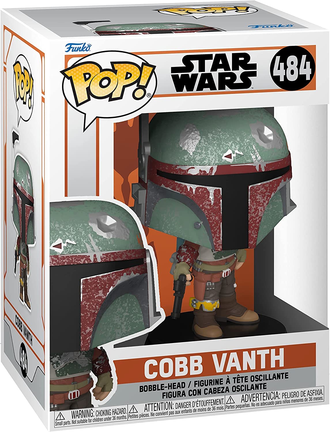 Foto 3 pulgar | Vinilo Bobblehead Funko Pop! El Mandaloriano De Star Wars, Cobb Vanth - Venta Internacional.